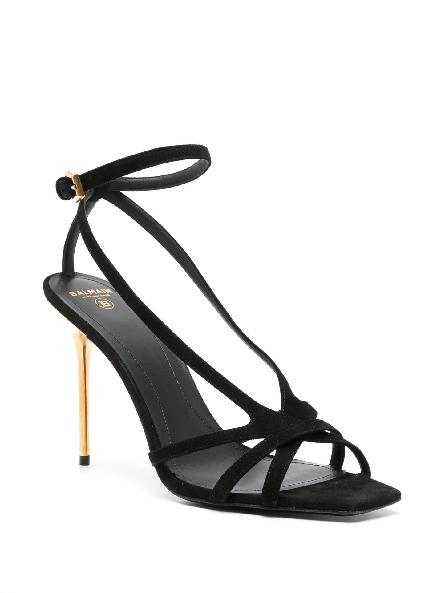 Ruby 95mm suede sandals