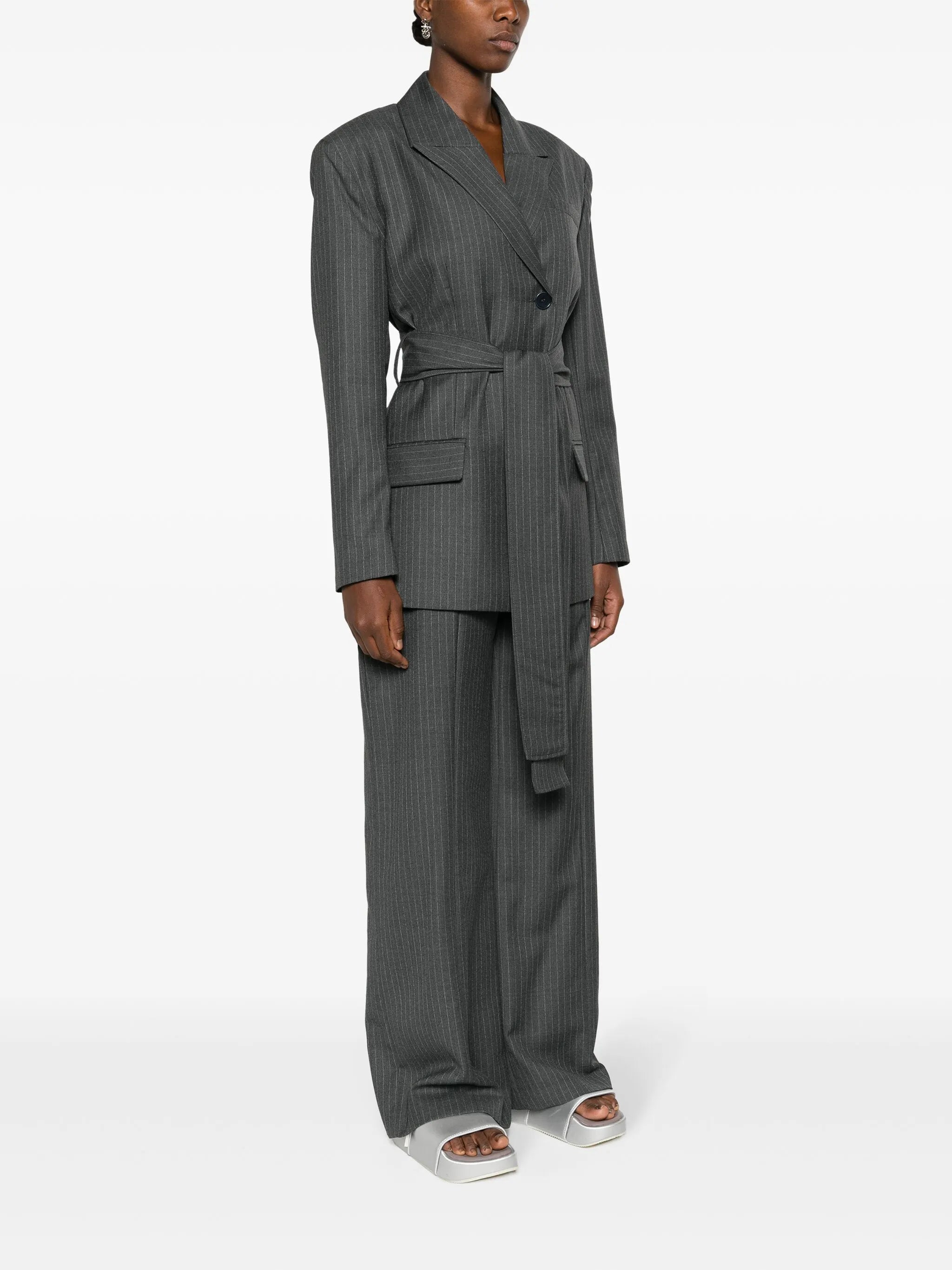 Zillah pinstriped blazer