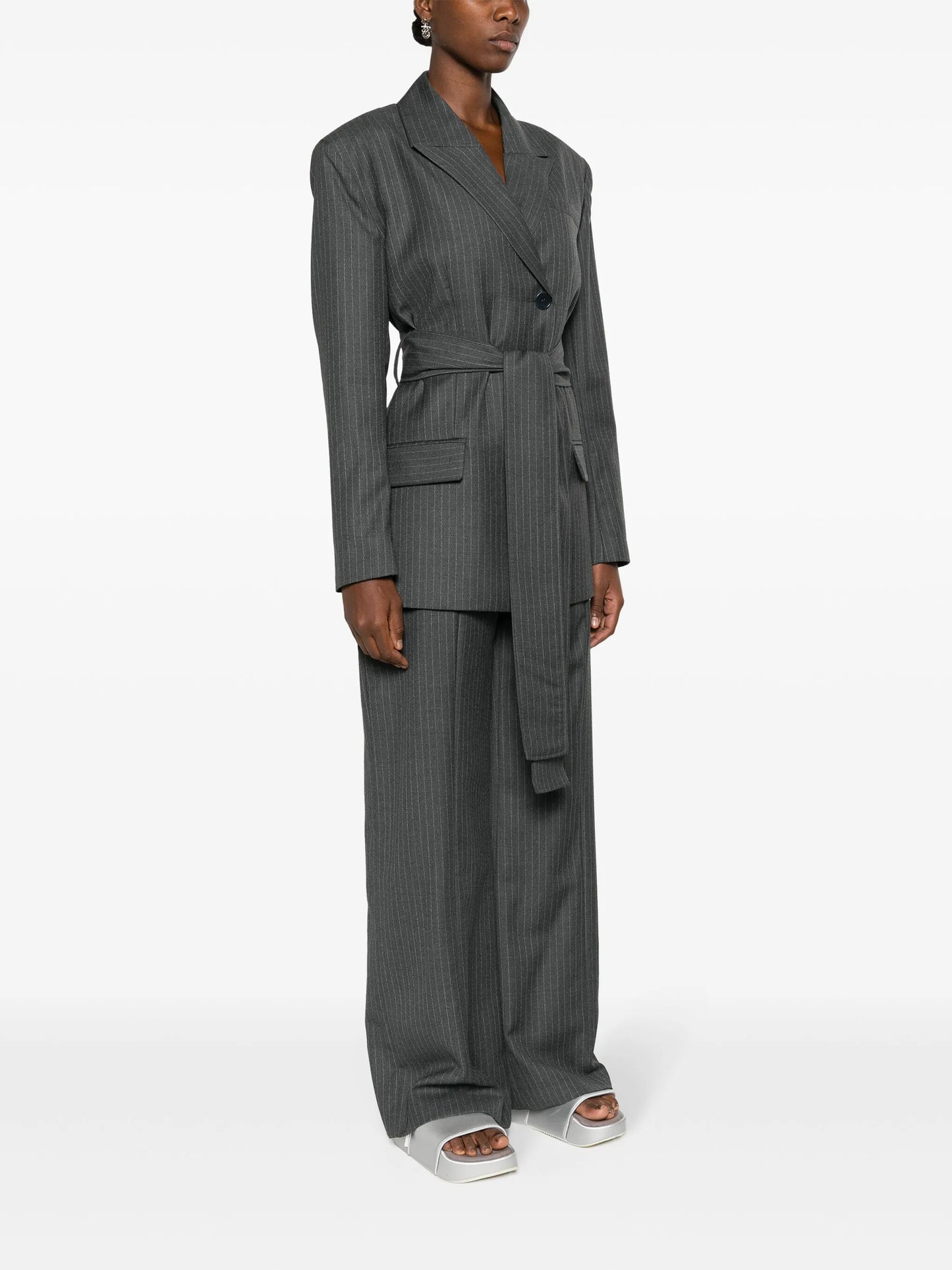 Zillah pinstriped blazer
