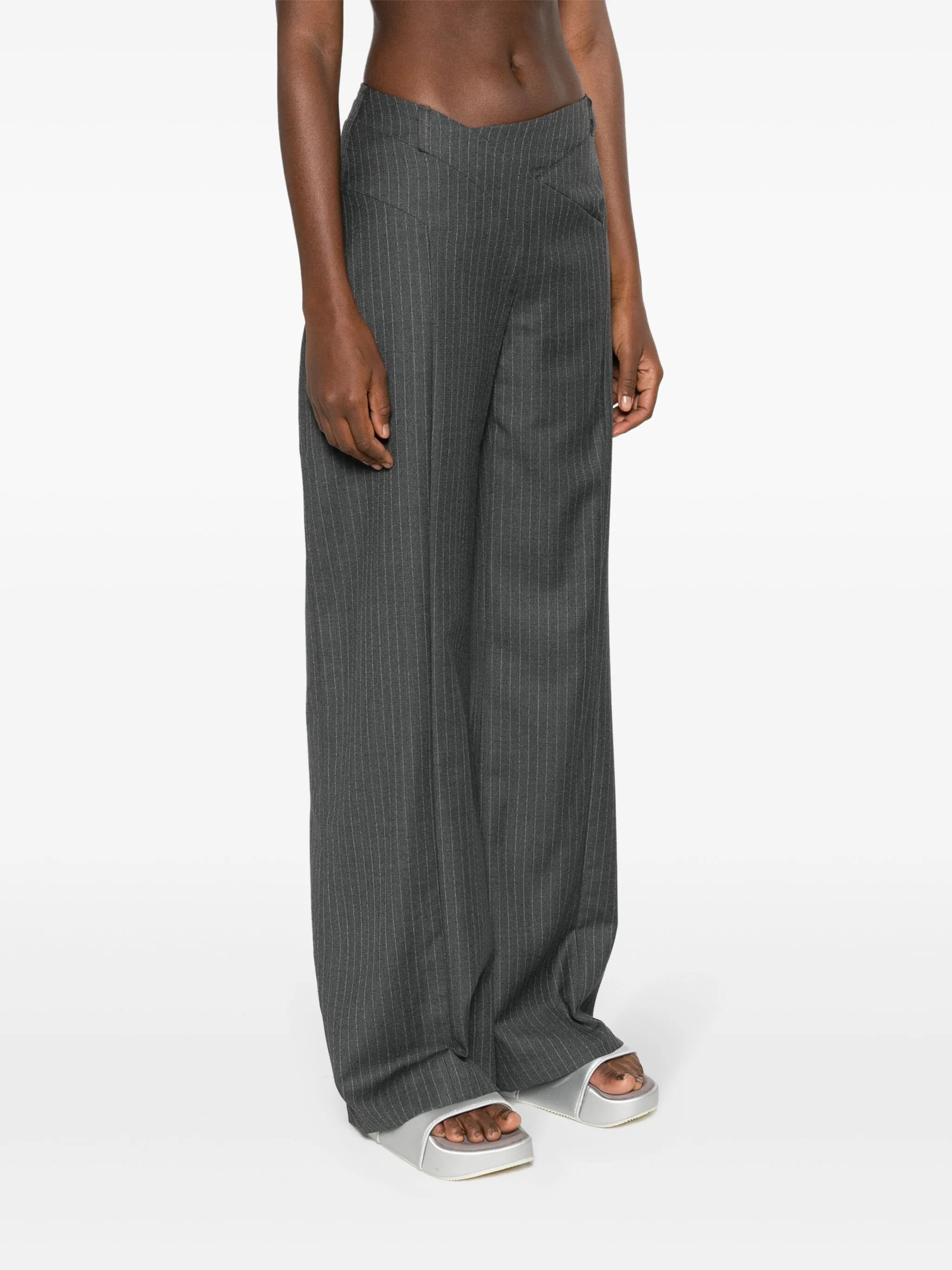 Tora pinstriped palazzo pants