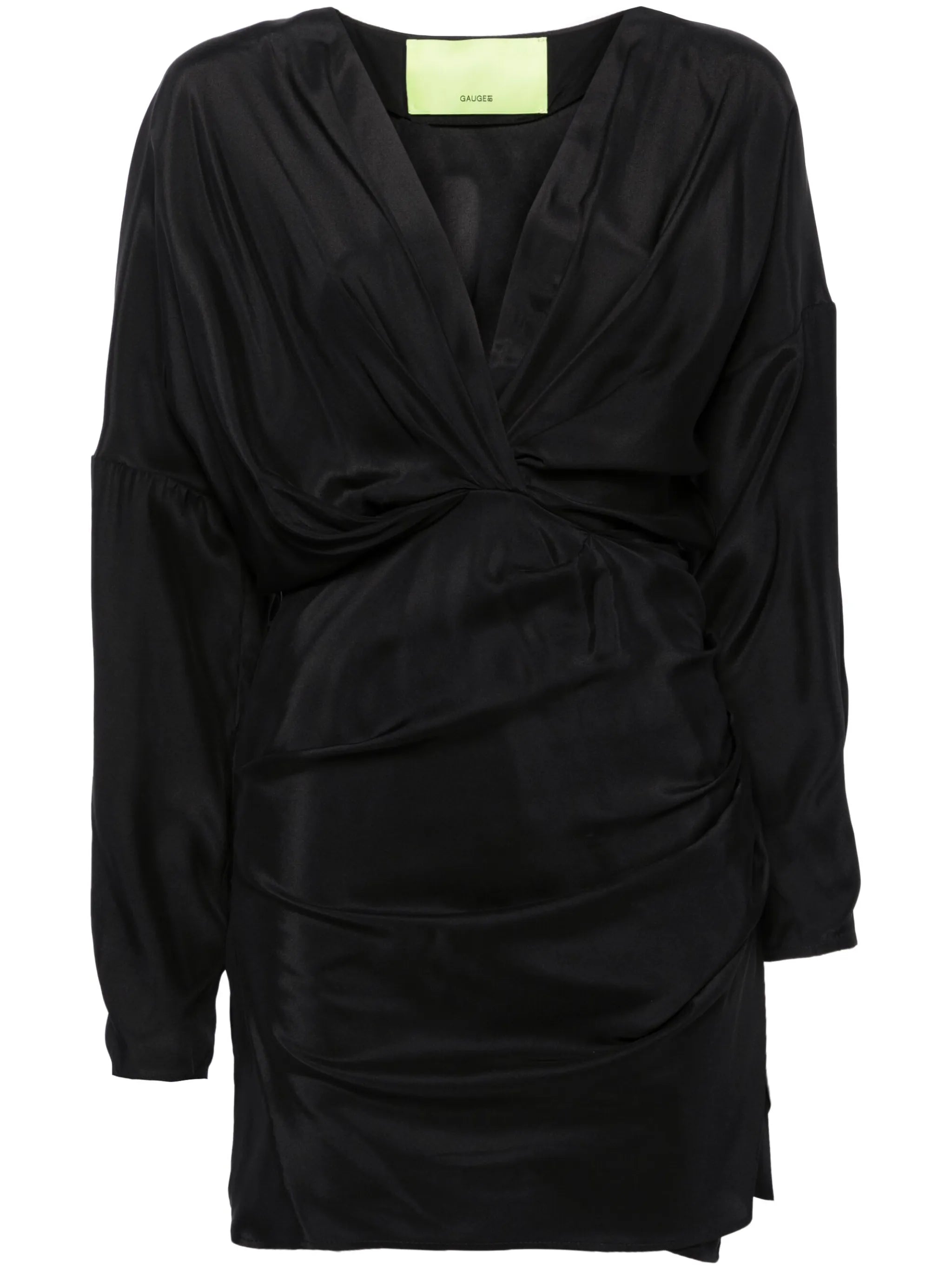 Asuka drapped silk dress