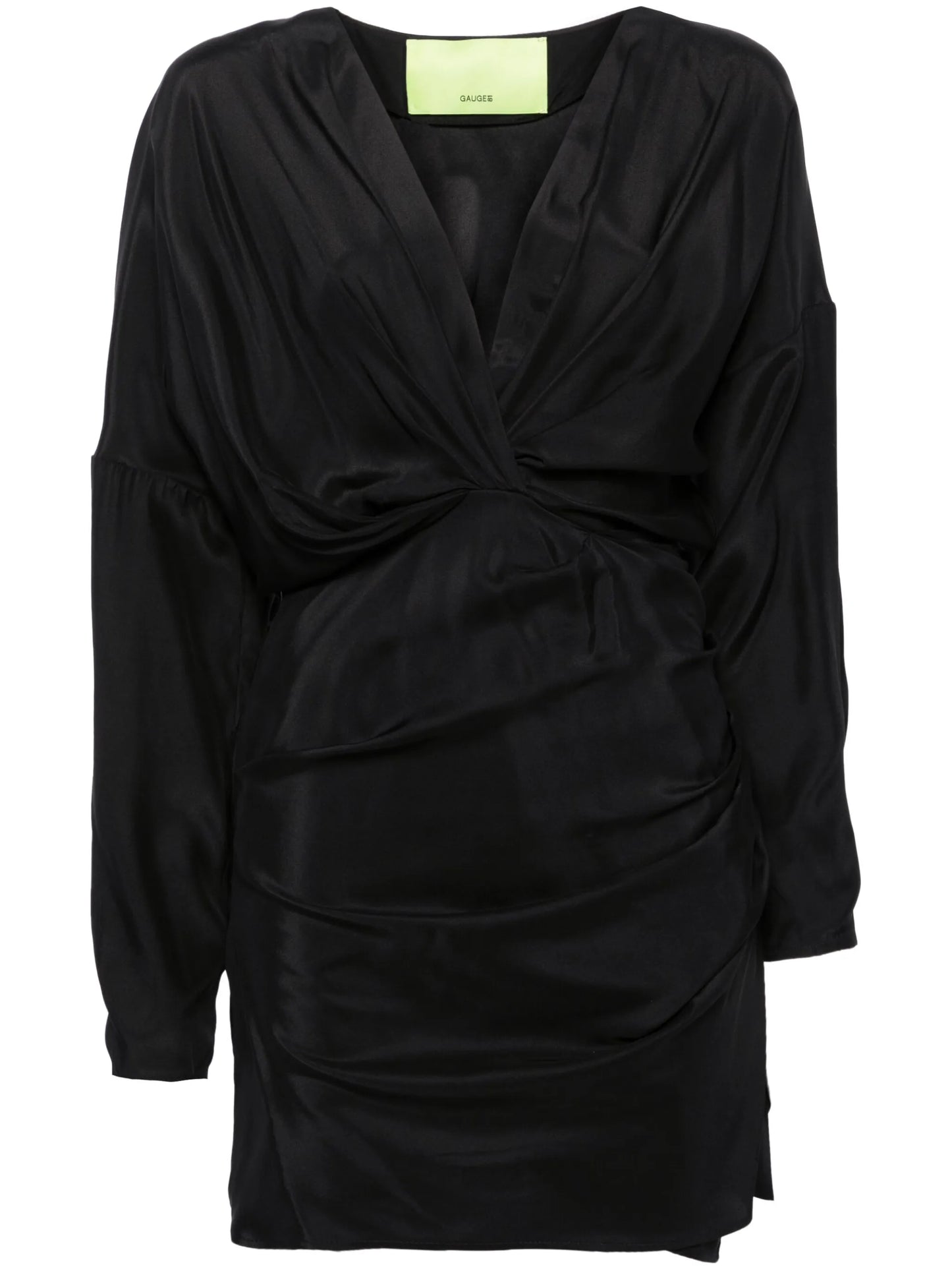Asuka drapped silk dress