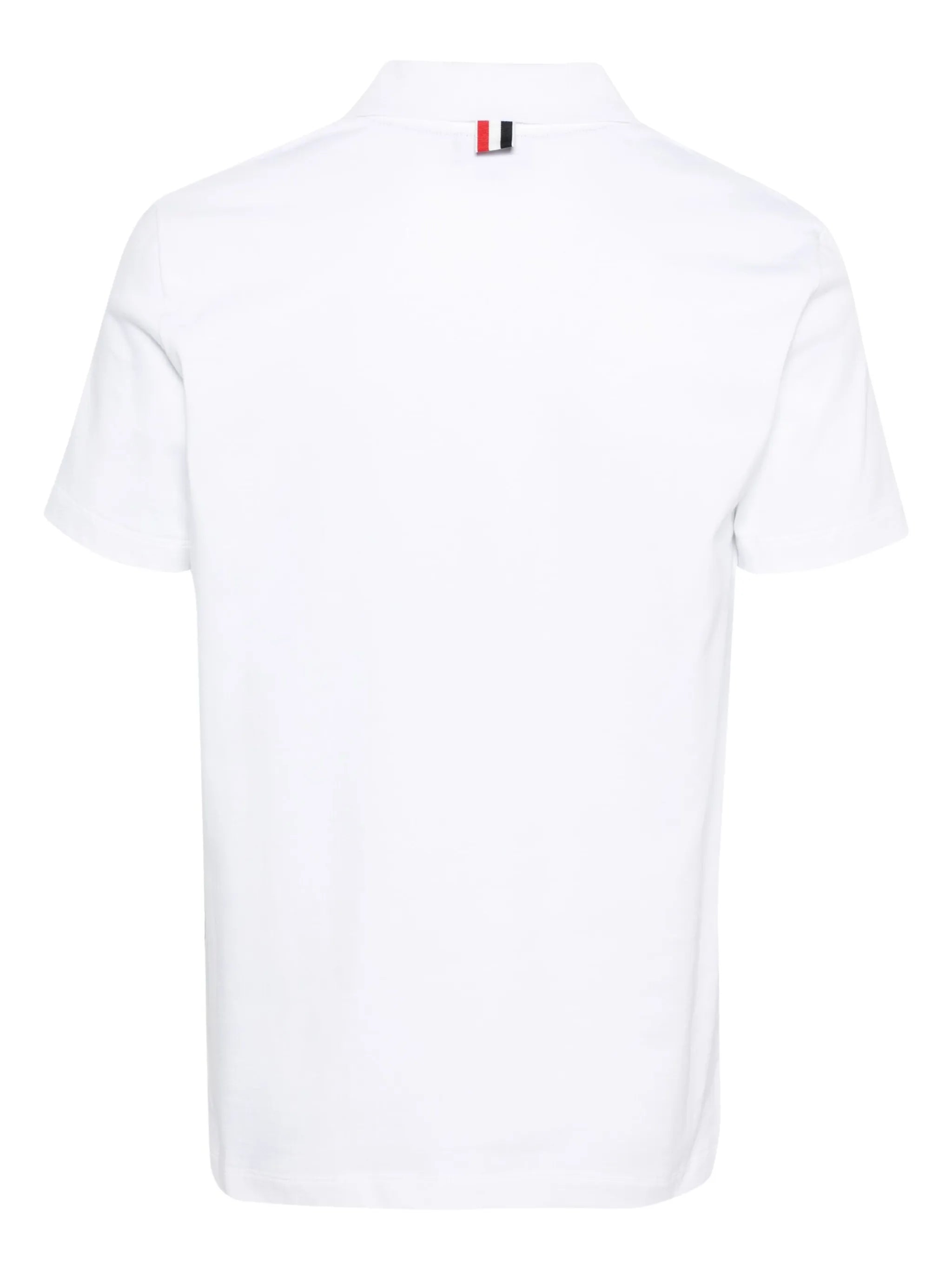 Trompe L' Oeil cotton polo shirt