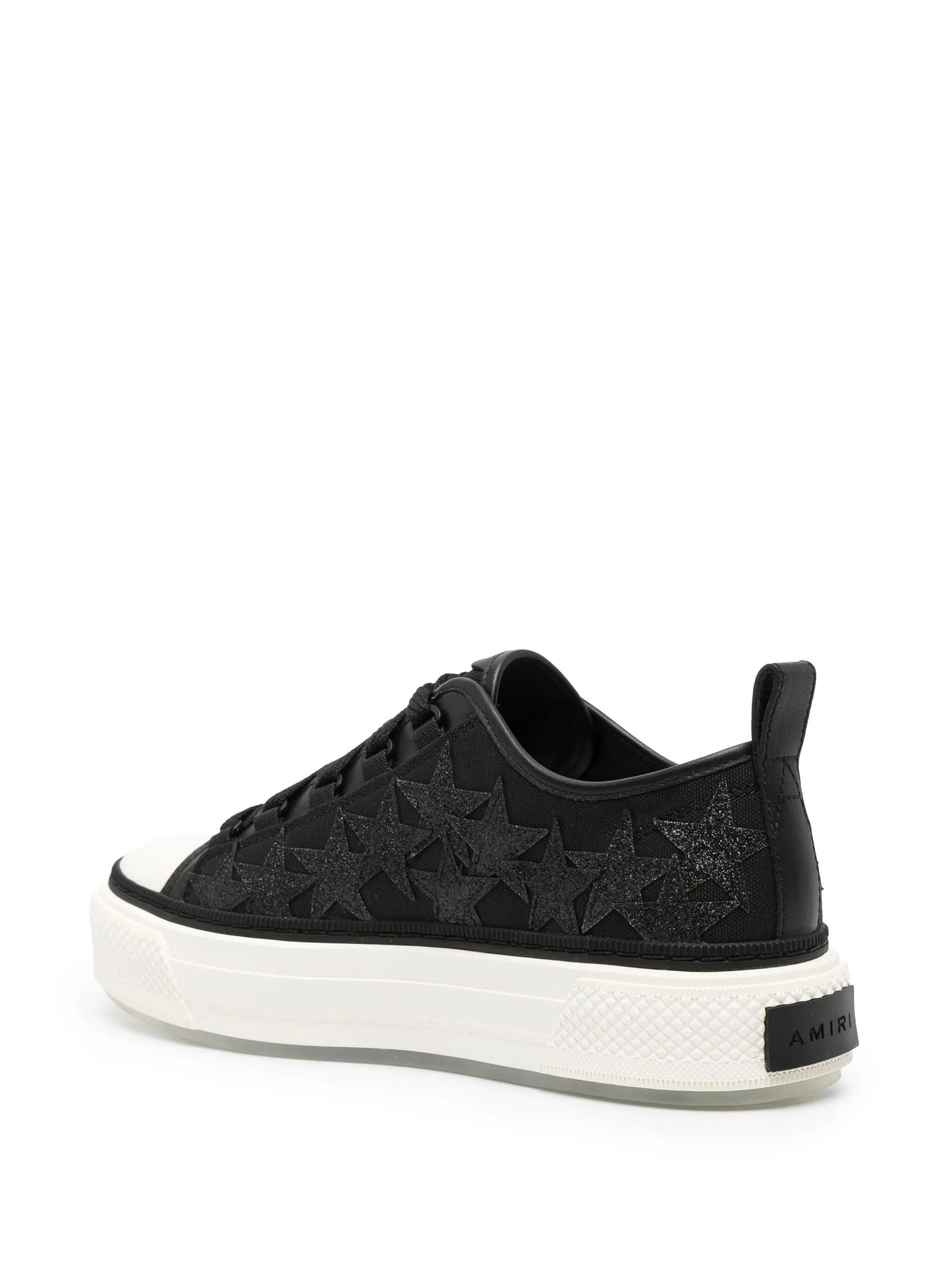 star-embroidered canvas sneakers
