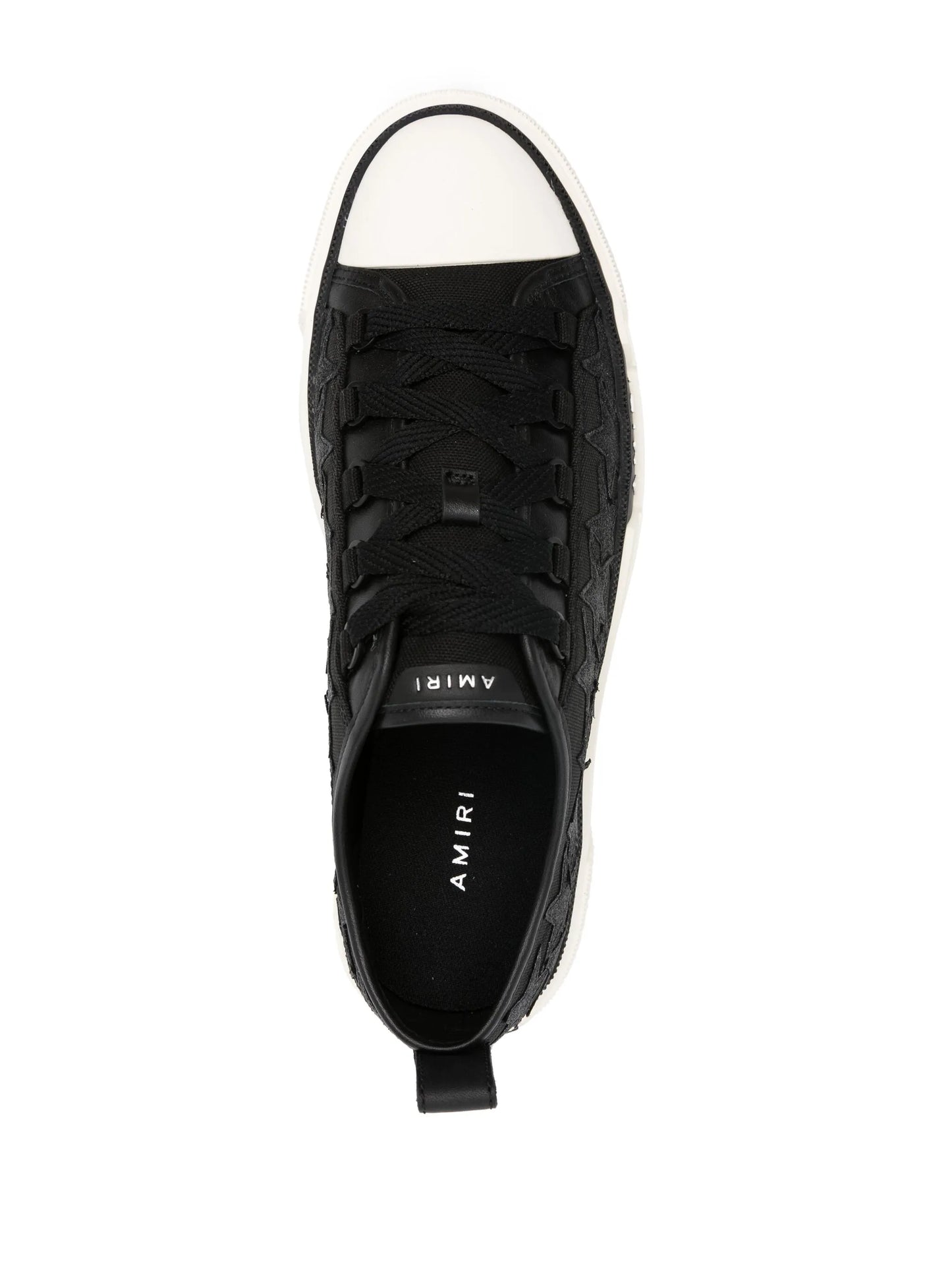 star-embroidered canvas sneakers