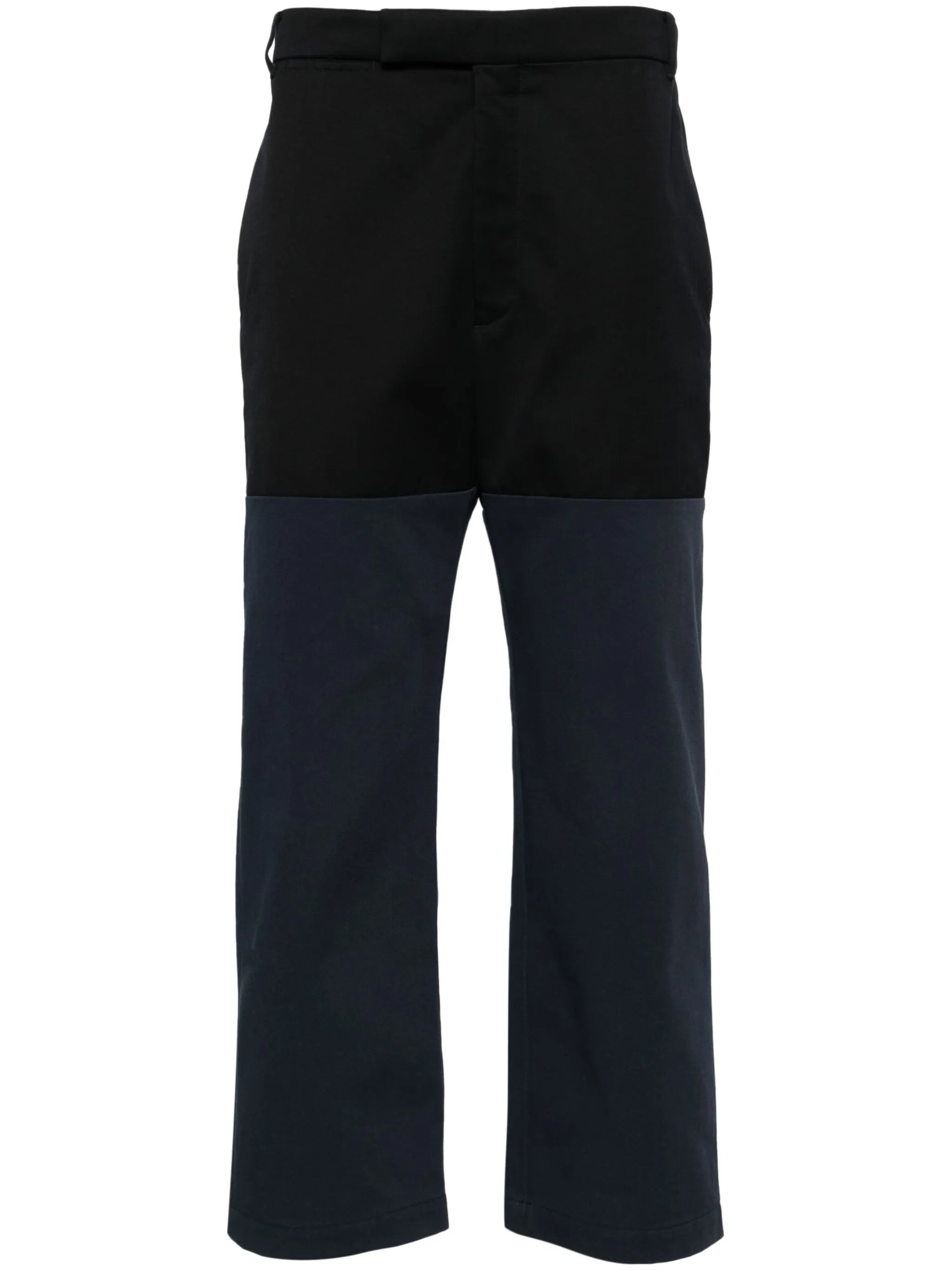 Unconstructed Combo straight-leg trousers