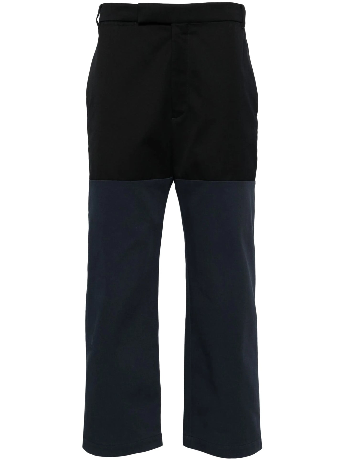 Unconstructed Combo straight-leg trousers