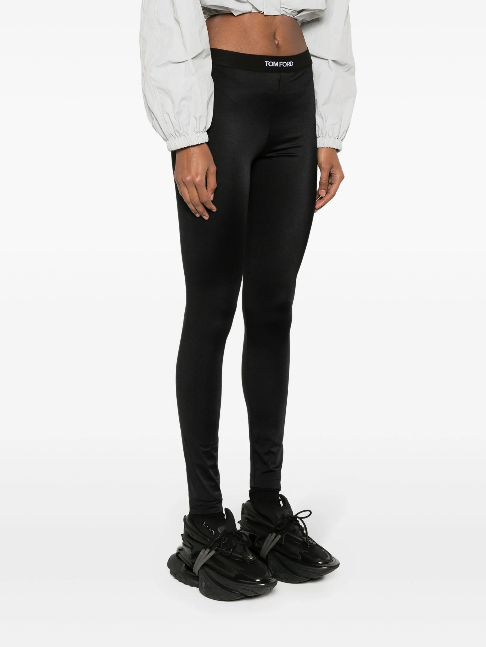 logo-waistband leggings