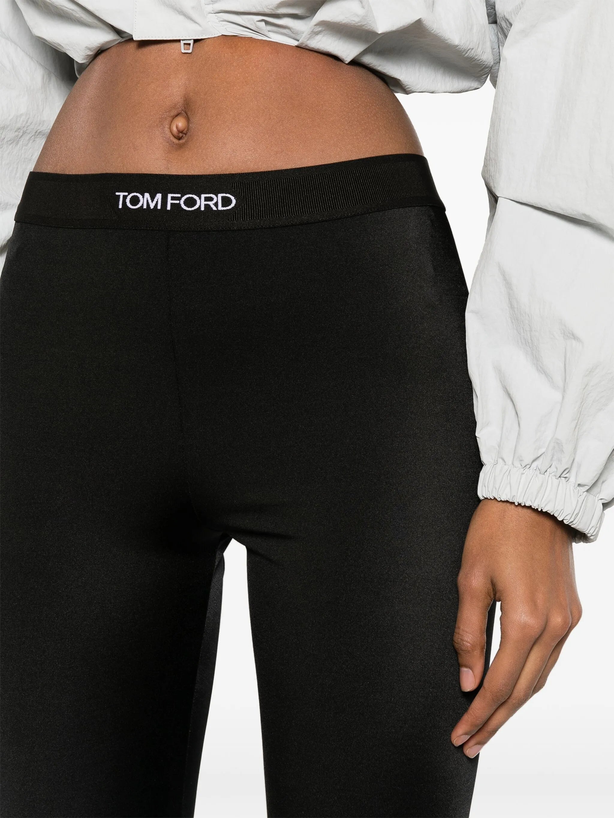 logo-waistband leggings