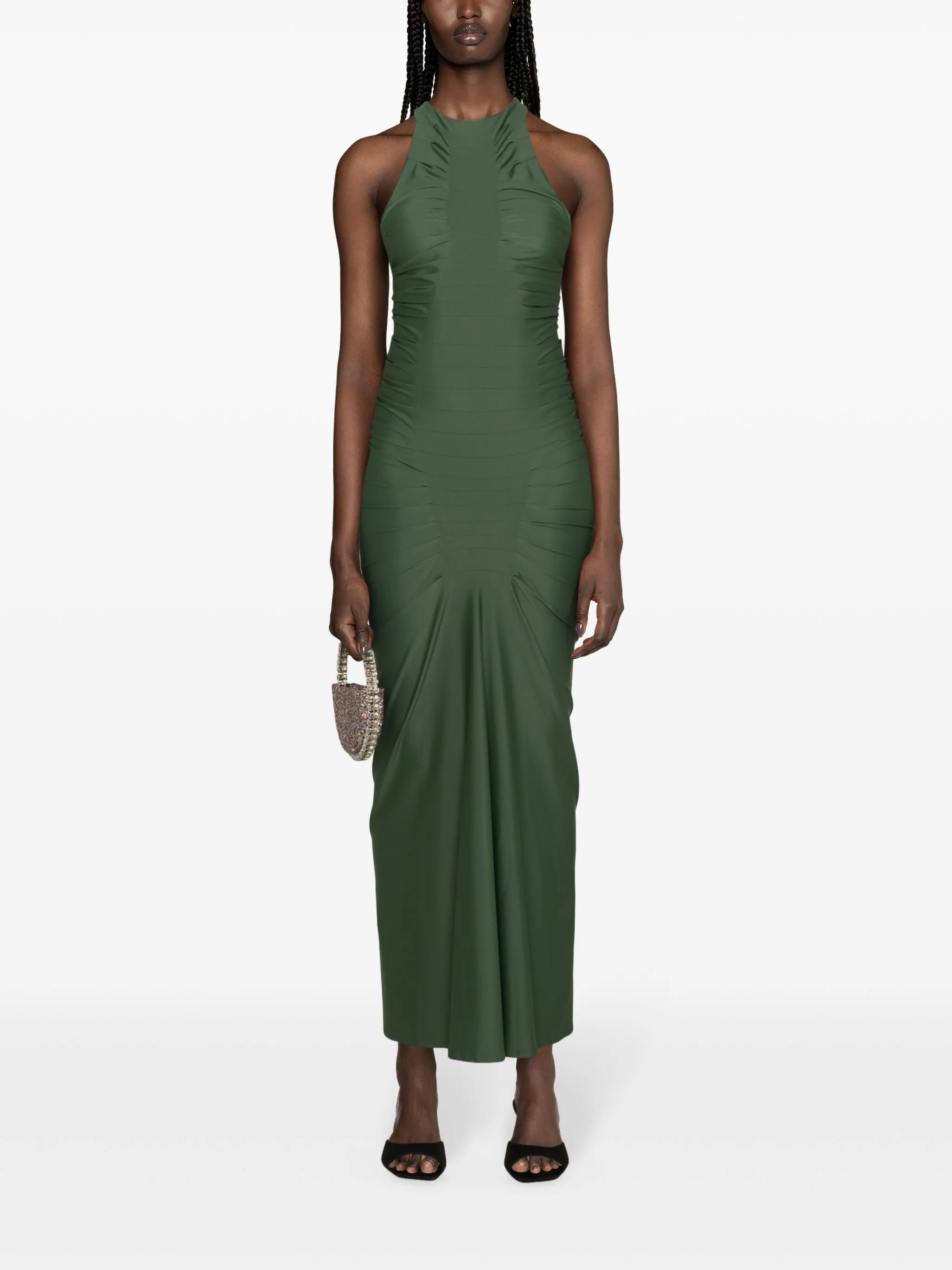 Deni draped maxi dress