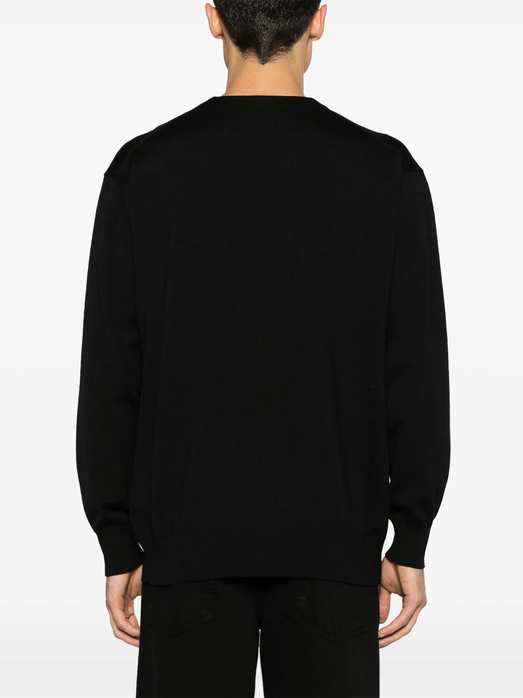 tonal-design V-neck cardigan
