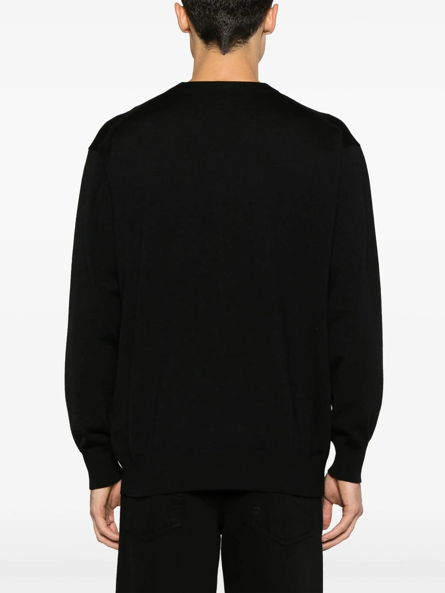 tonal-design V-neck cardigan