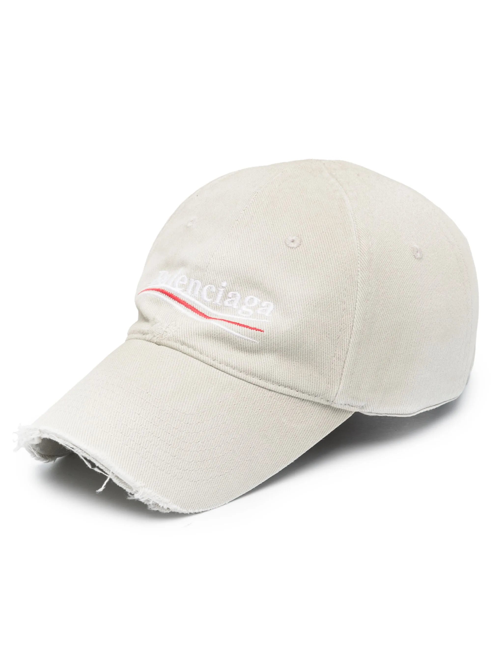 logo-embroidered cotton cap