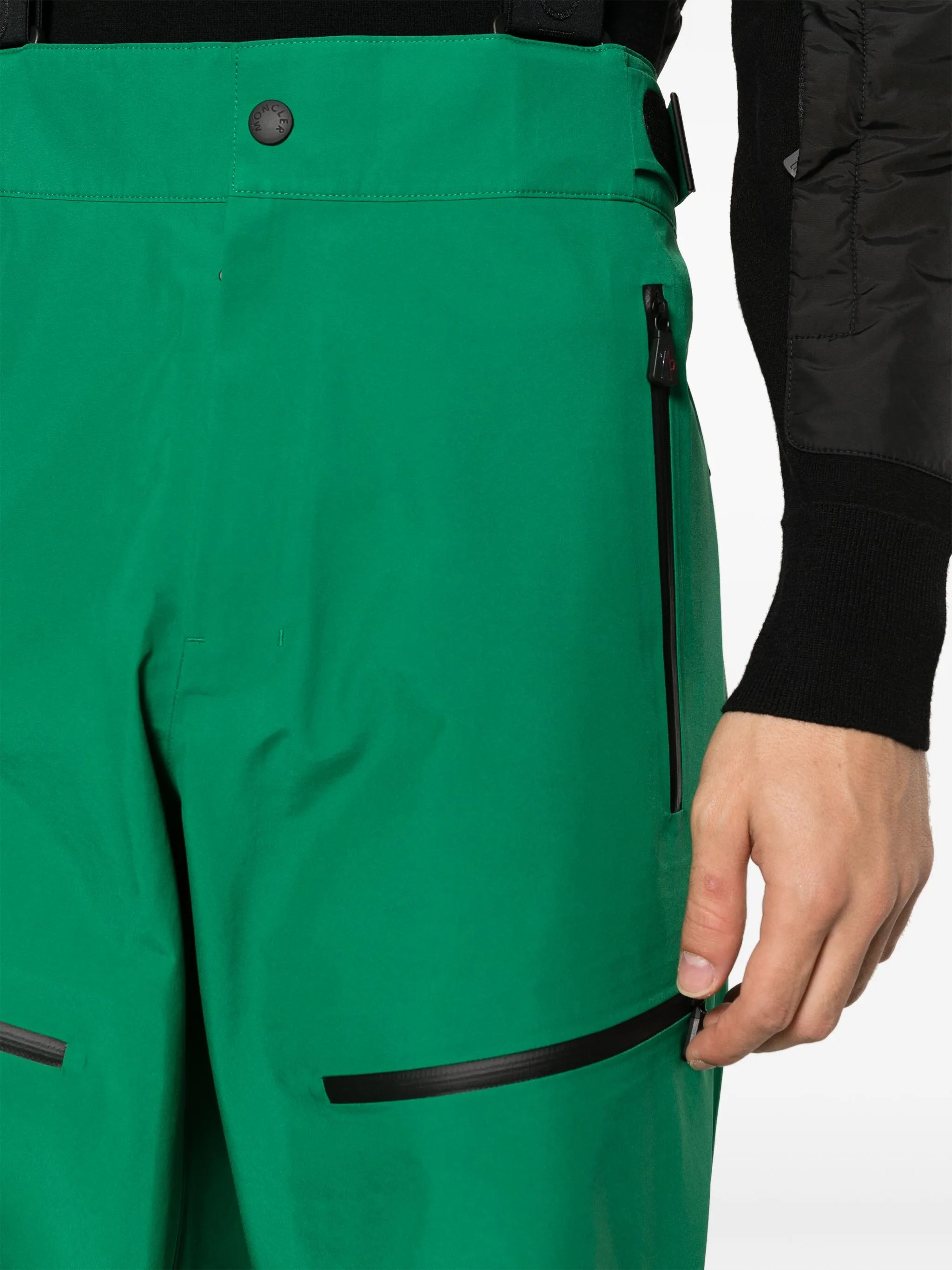 high-waist ski trousers