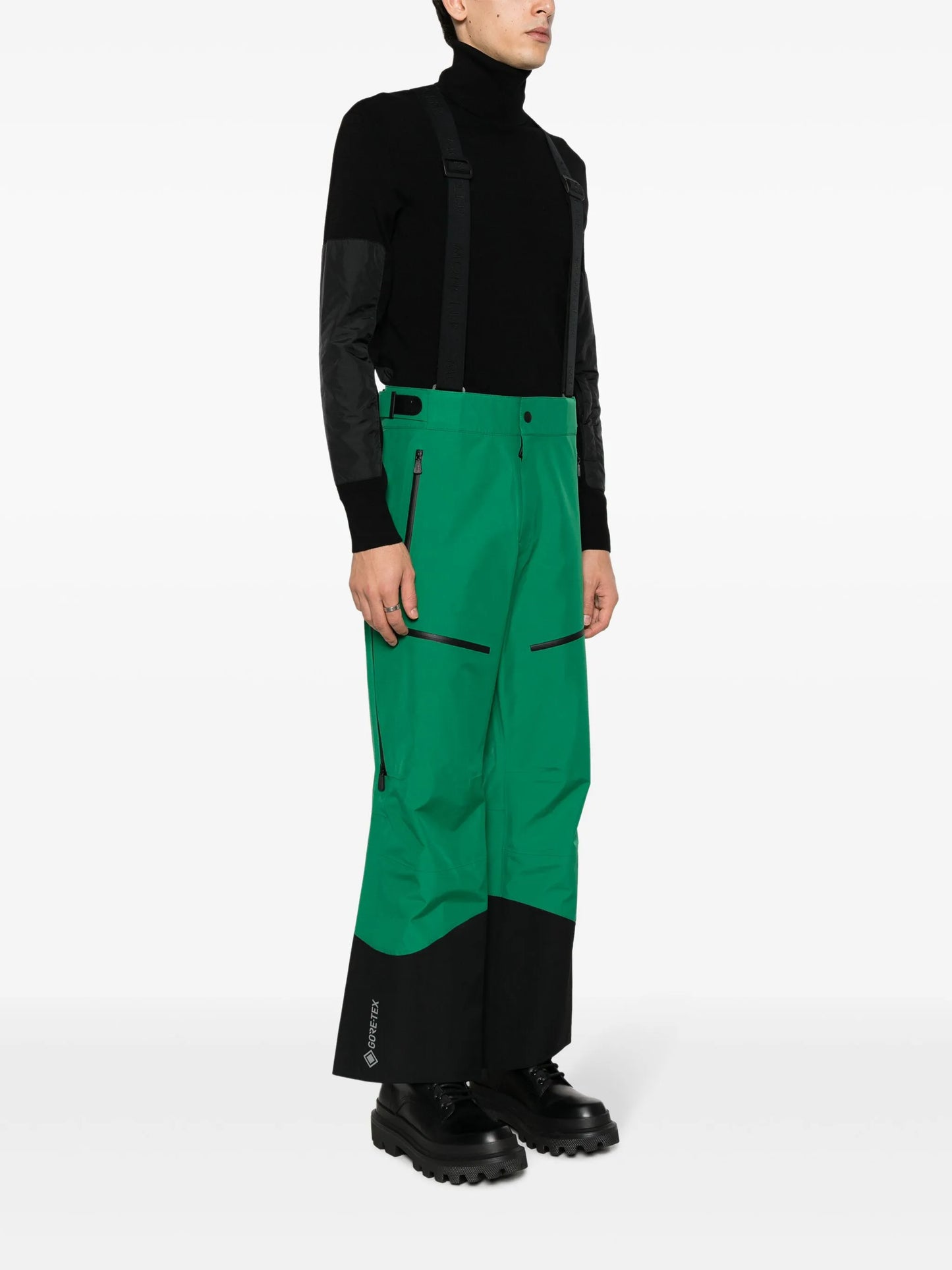 high-waist ski trousers