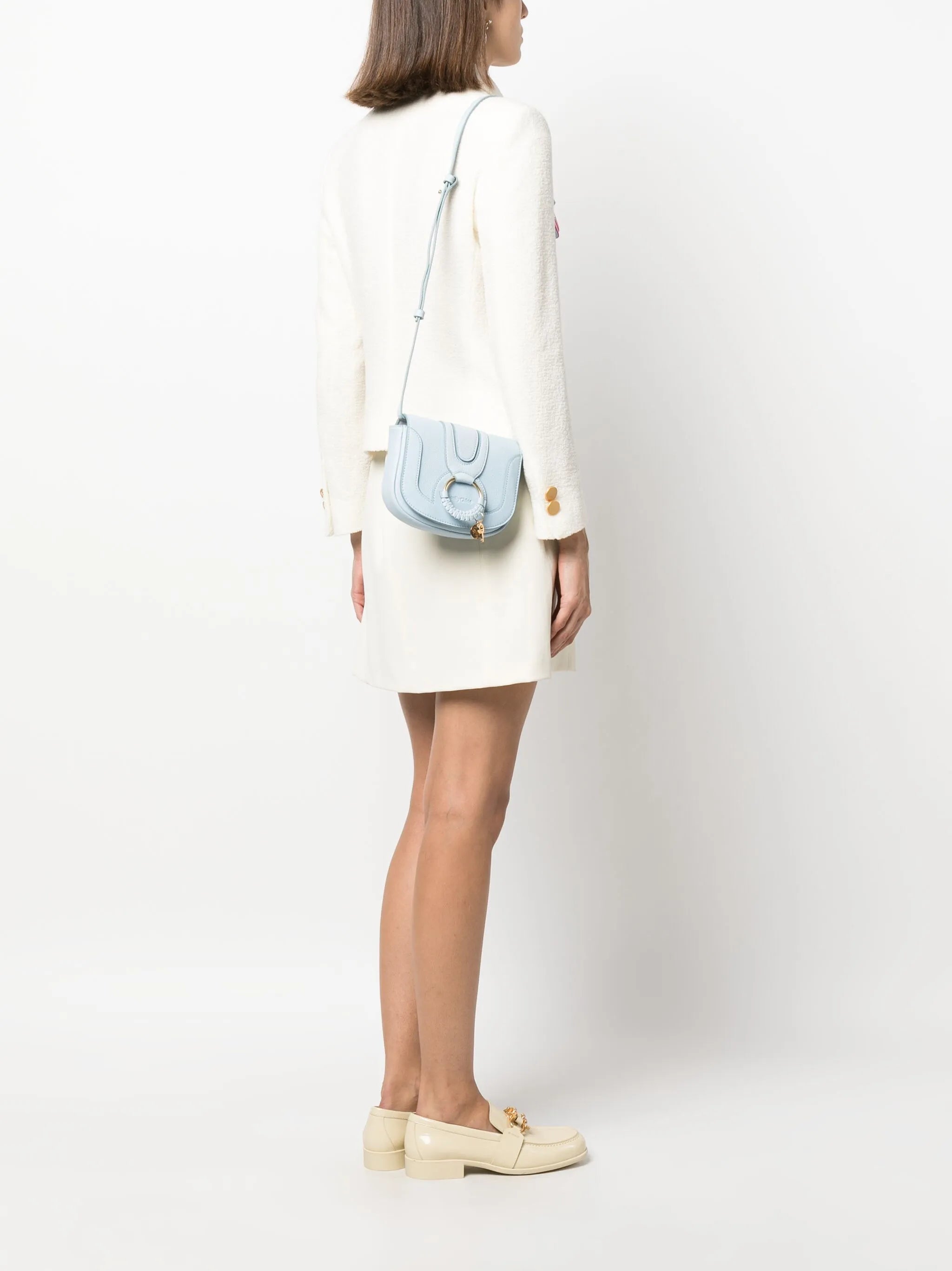 mini Hana leather shoulder bag