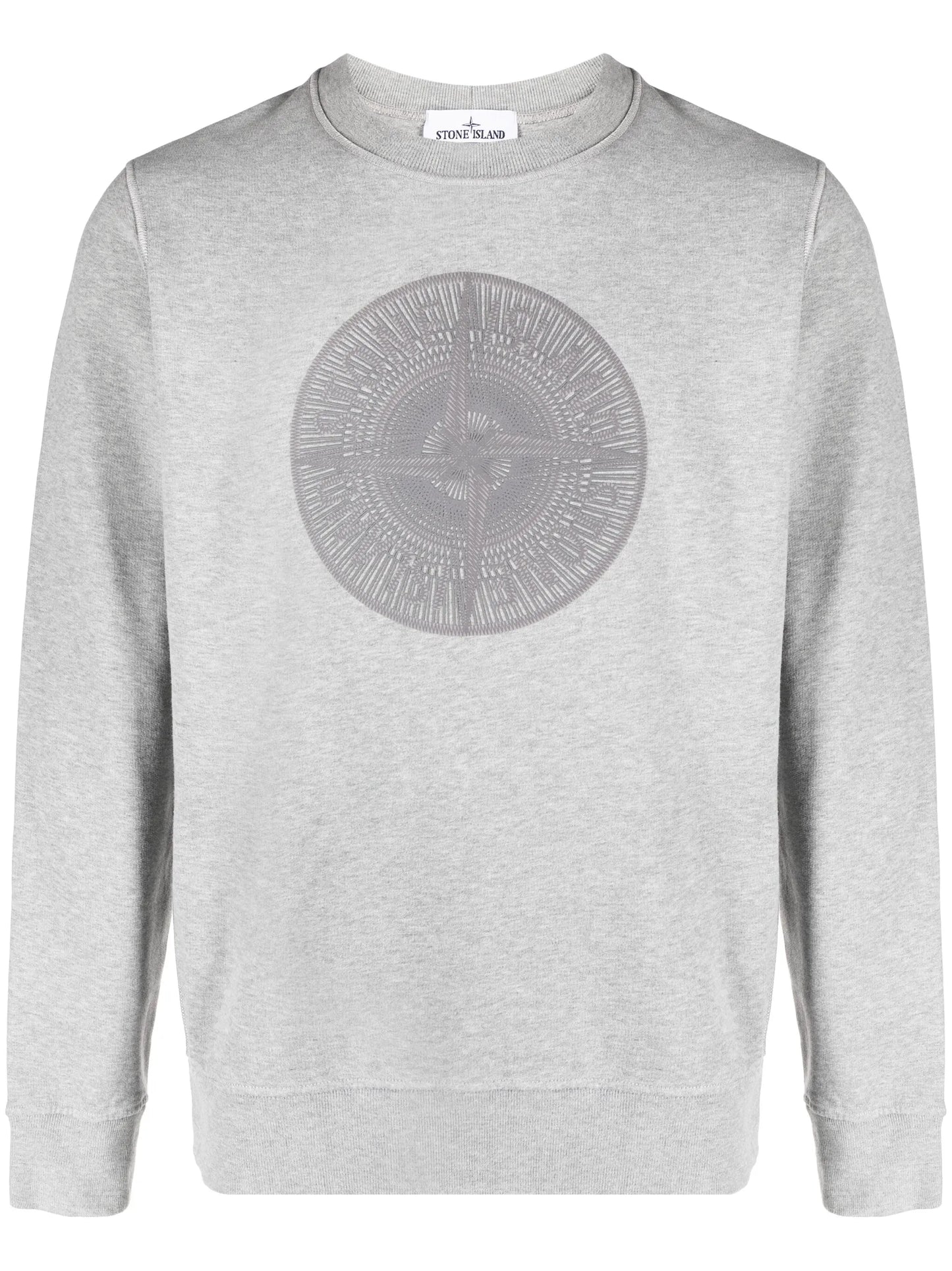 logo-embroidered cotton sweatshirt