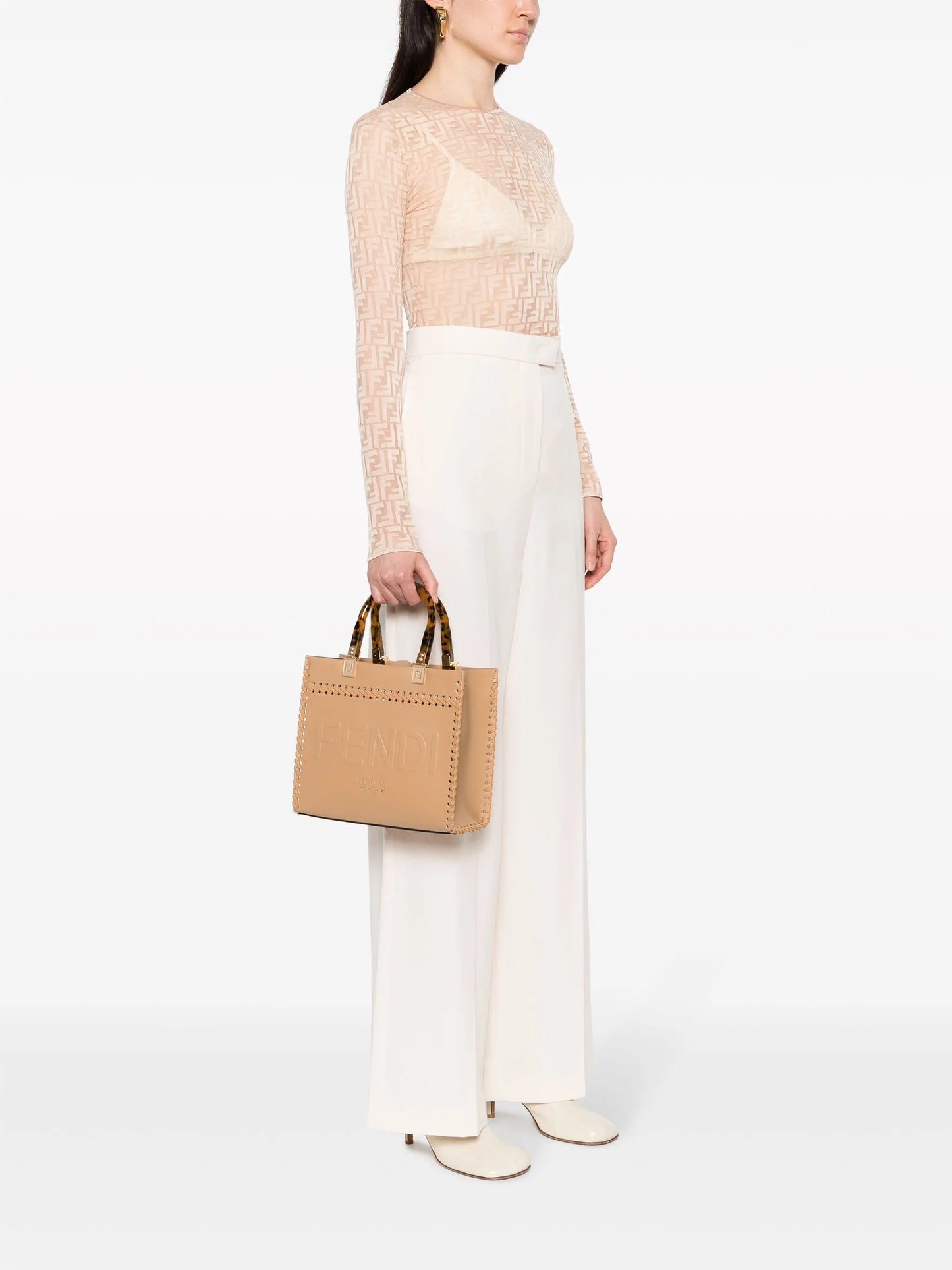 small Sunshine leather tote bag