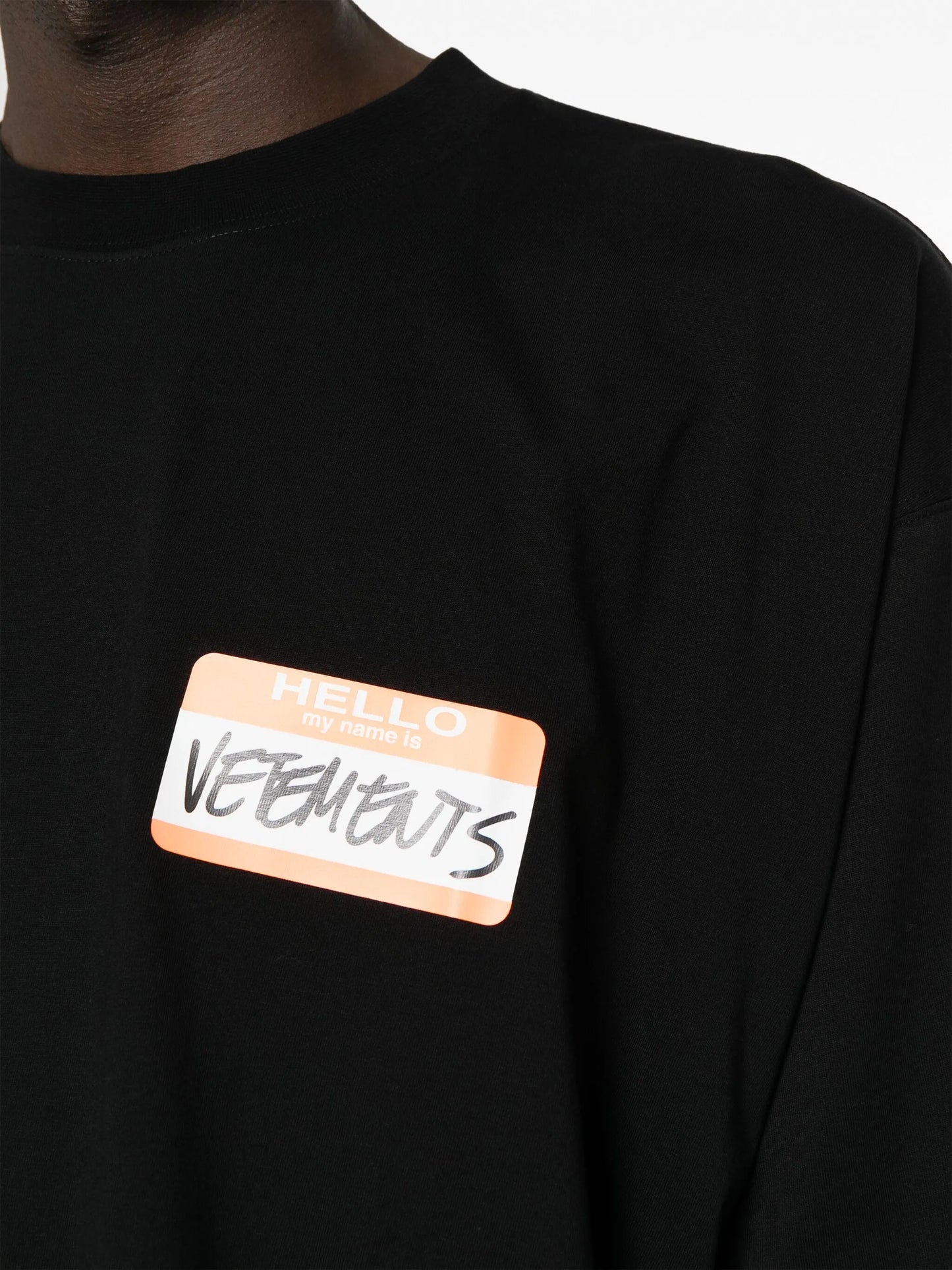logo-print ,cotton T-shirt