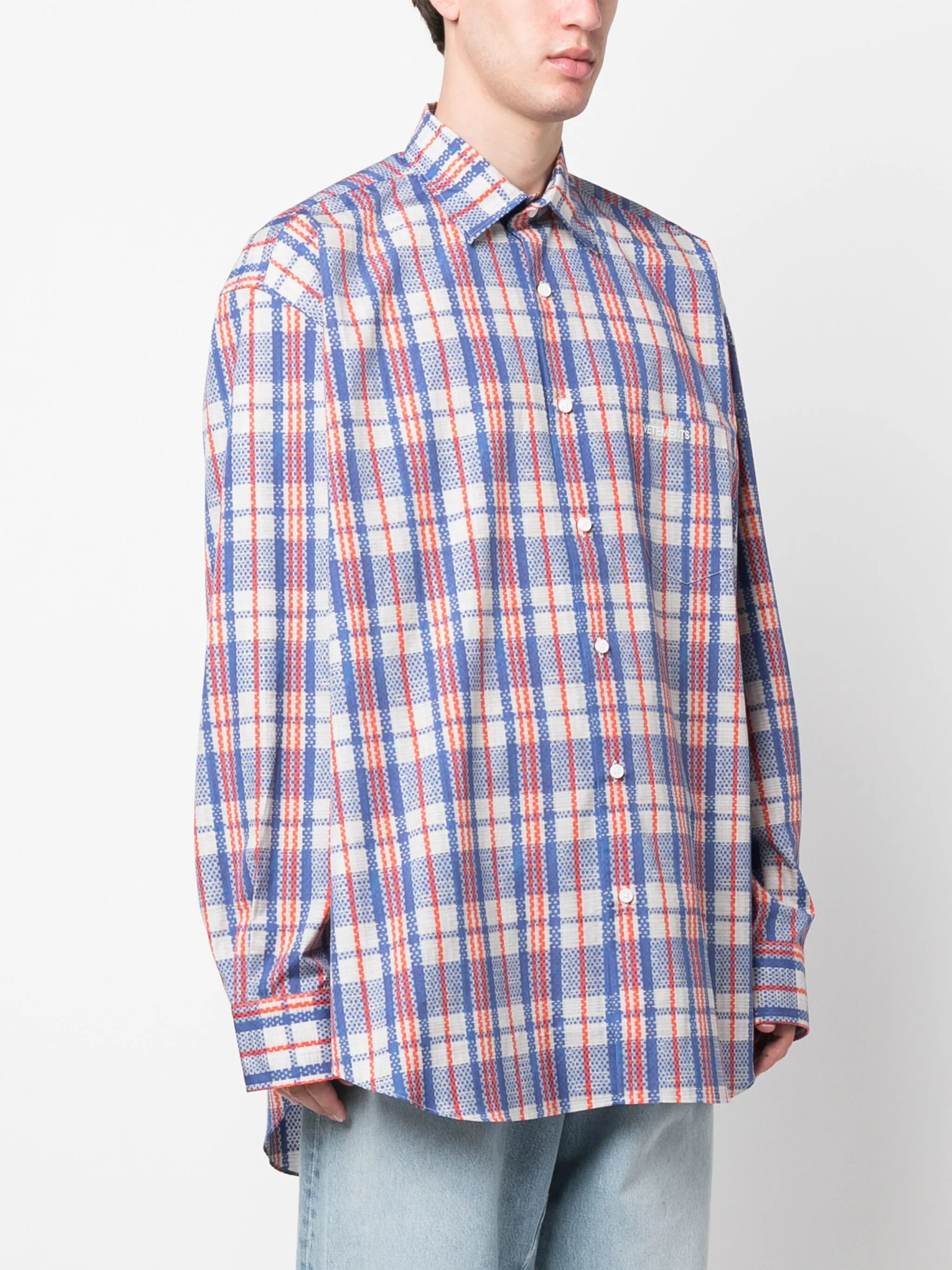 Barbes checked cotton shirt