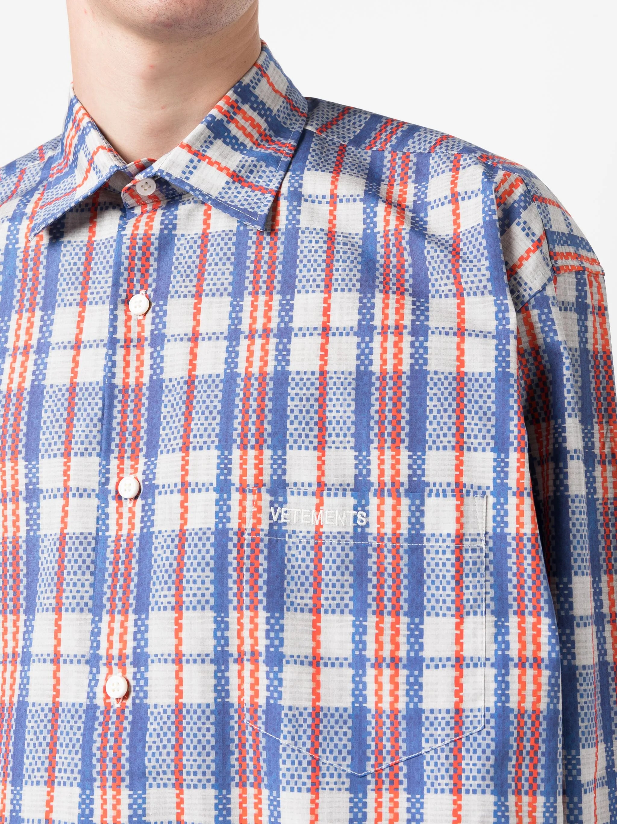 Barbes checked cotton shirt