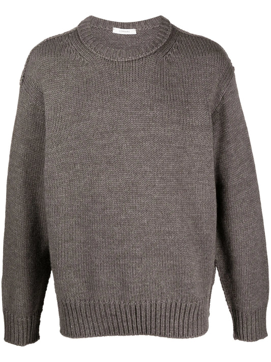 Boxy crew-neck jumper