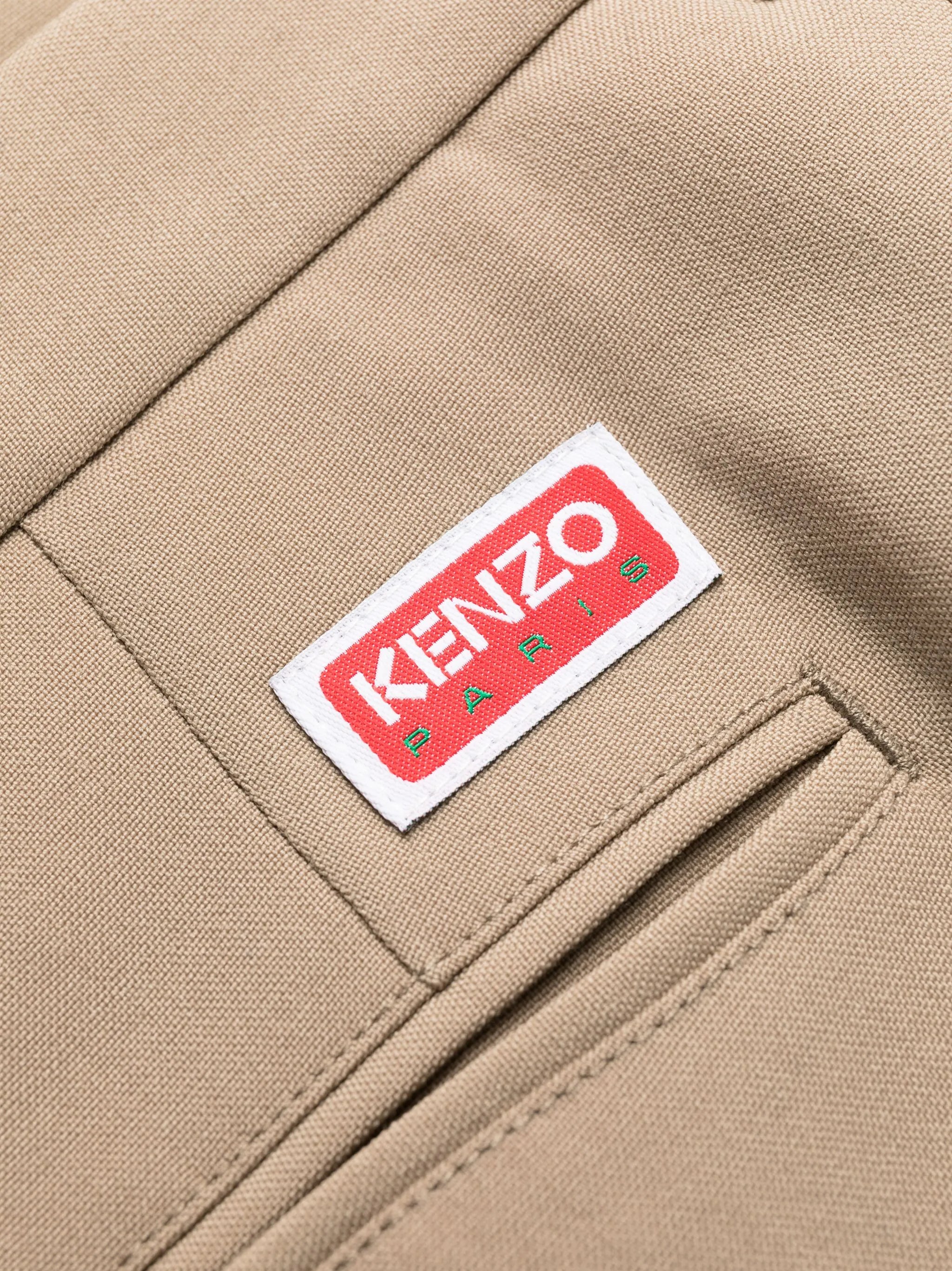 pleated tailored trousers