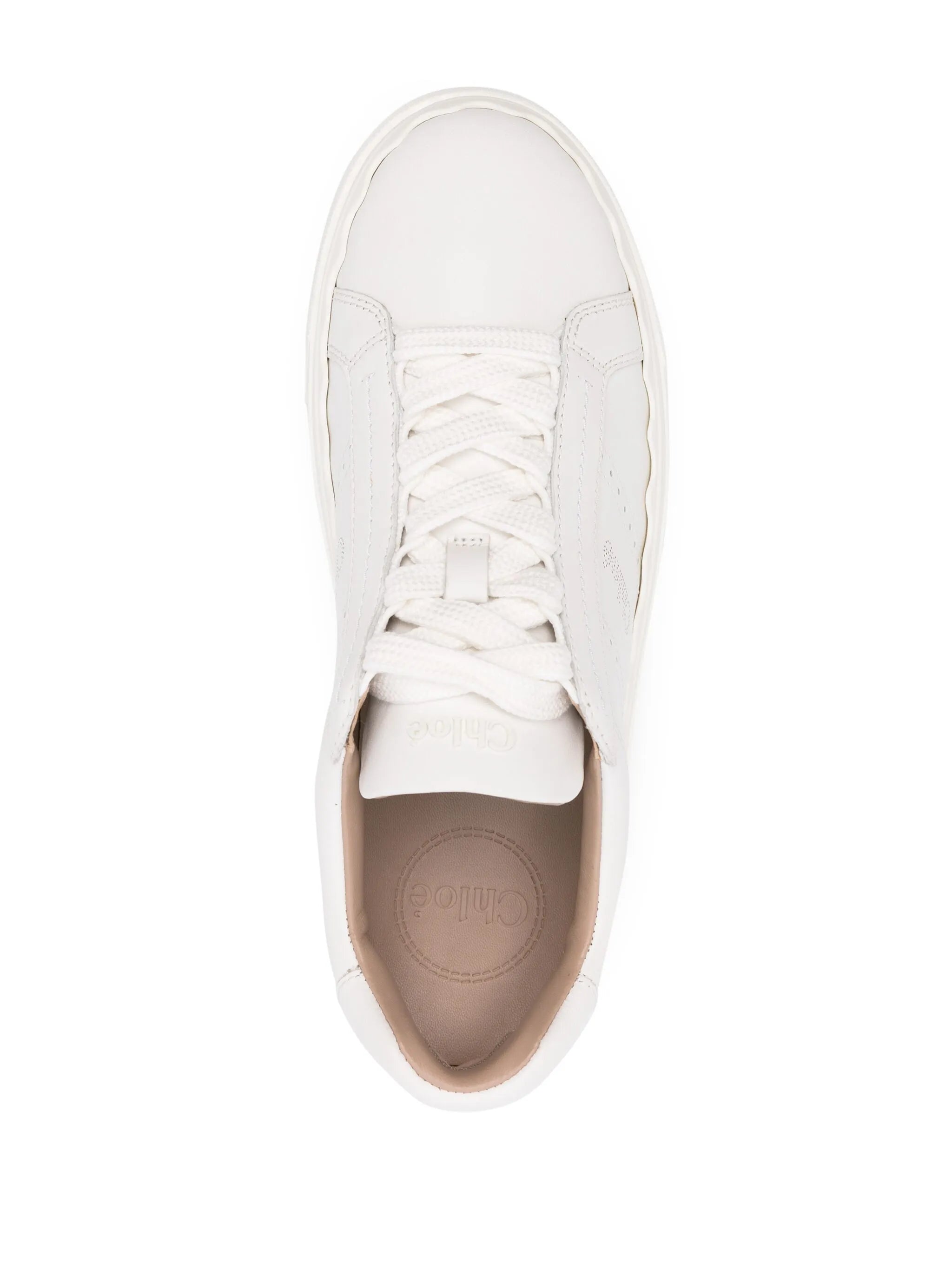 Lauren lace-up leather sneakers