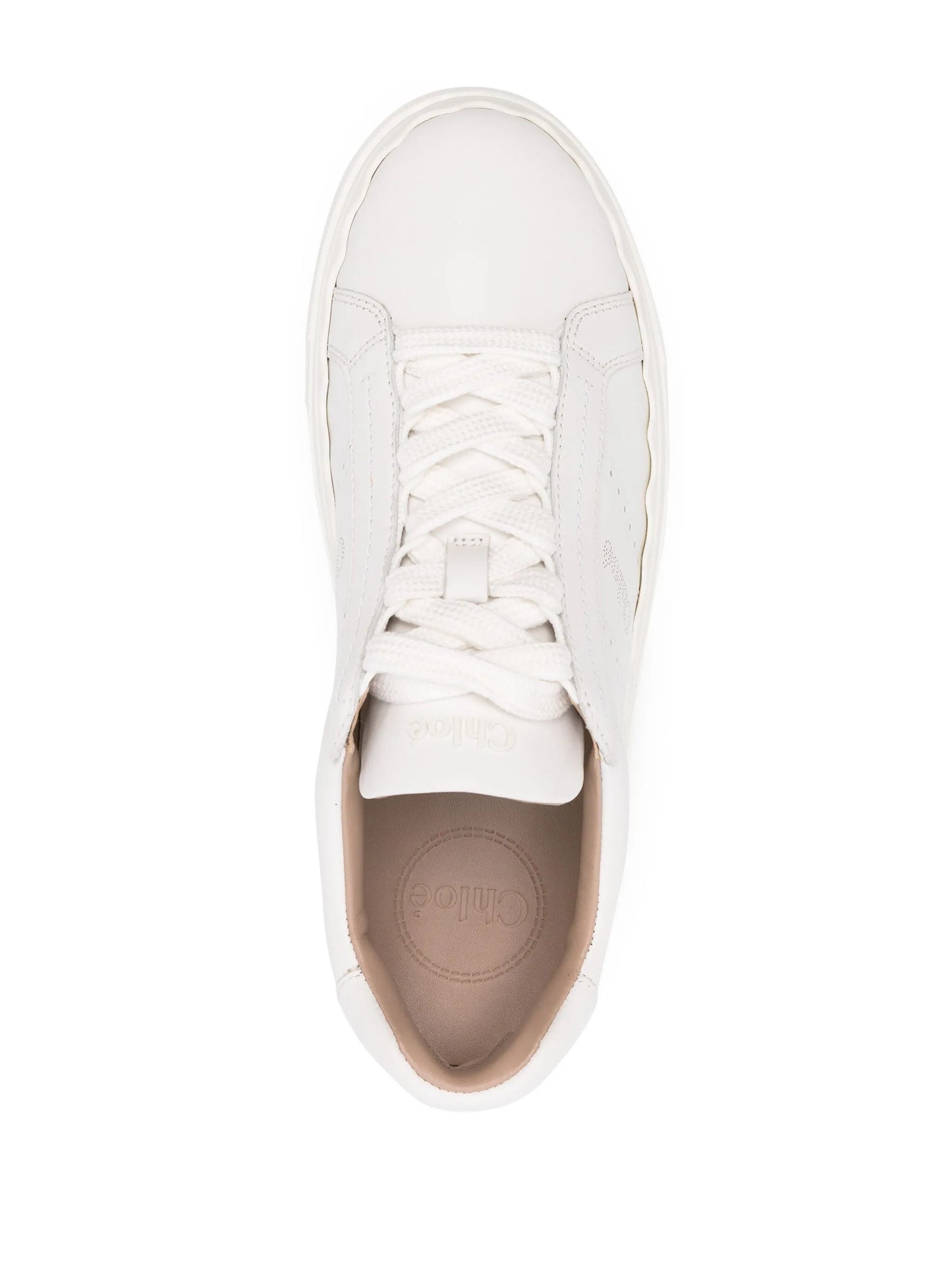 Lauren lace-up leather sneakers