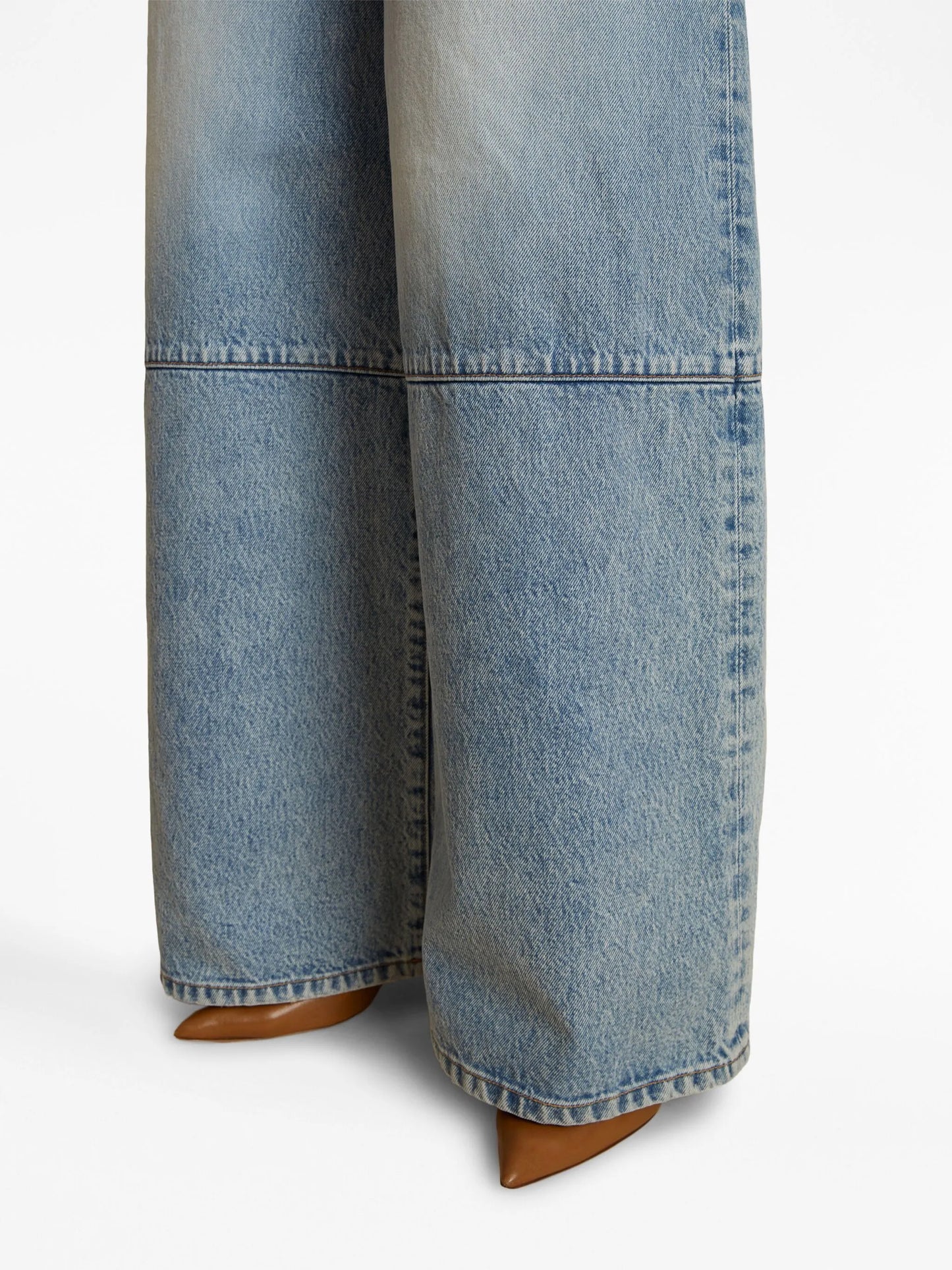 Isla high-rise wide-leg jeans