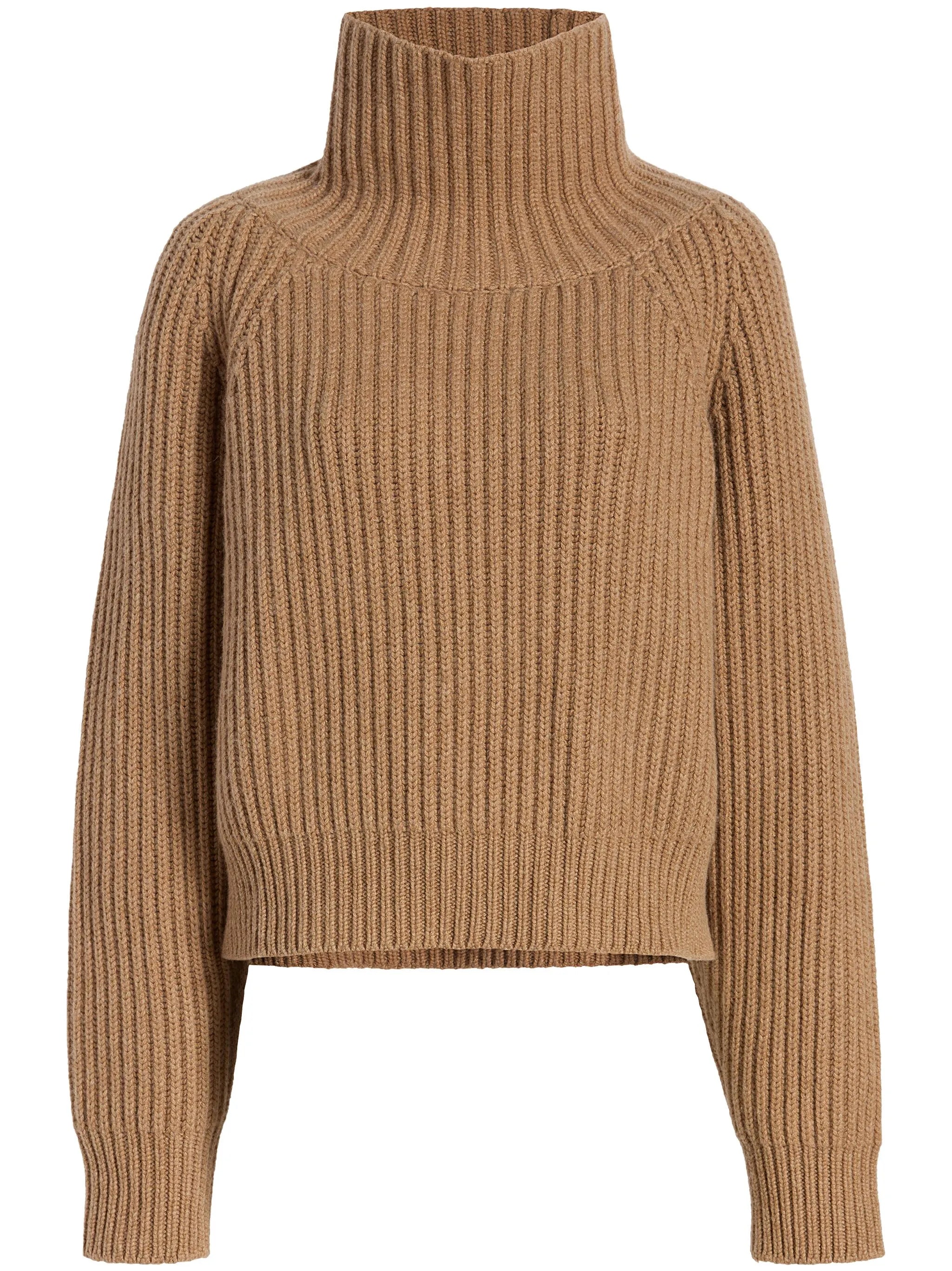 Lanzino funnel-neck cashmere jumper