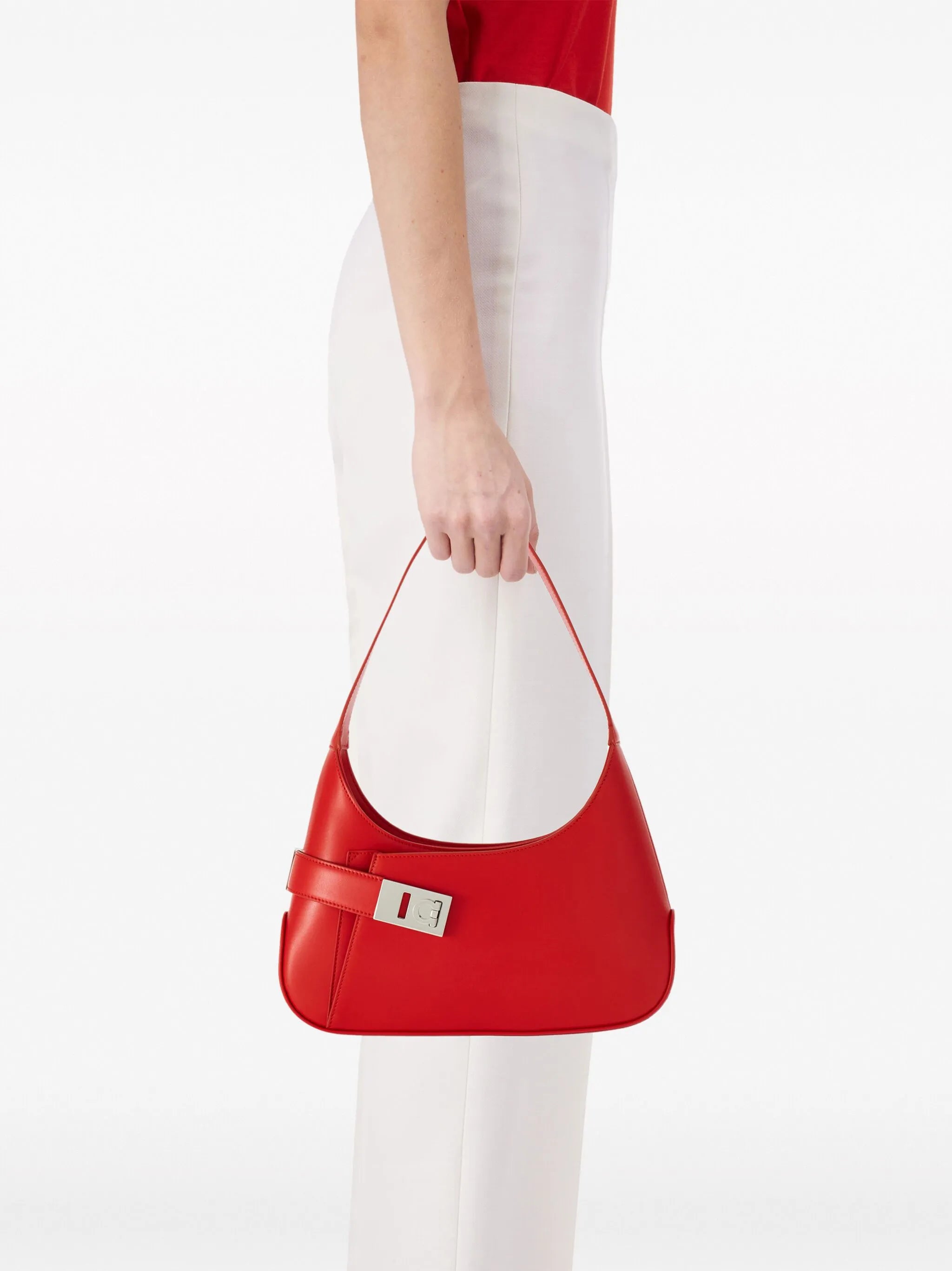 medium Hobo leather shoulder bag