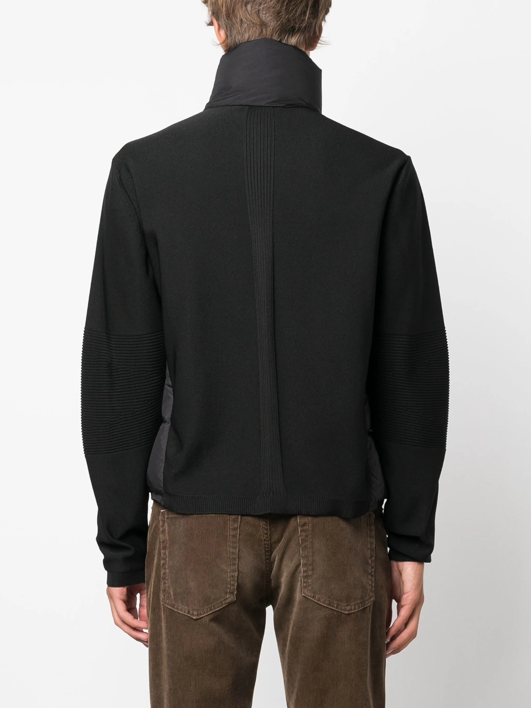 logo-patch puffer jacket