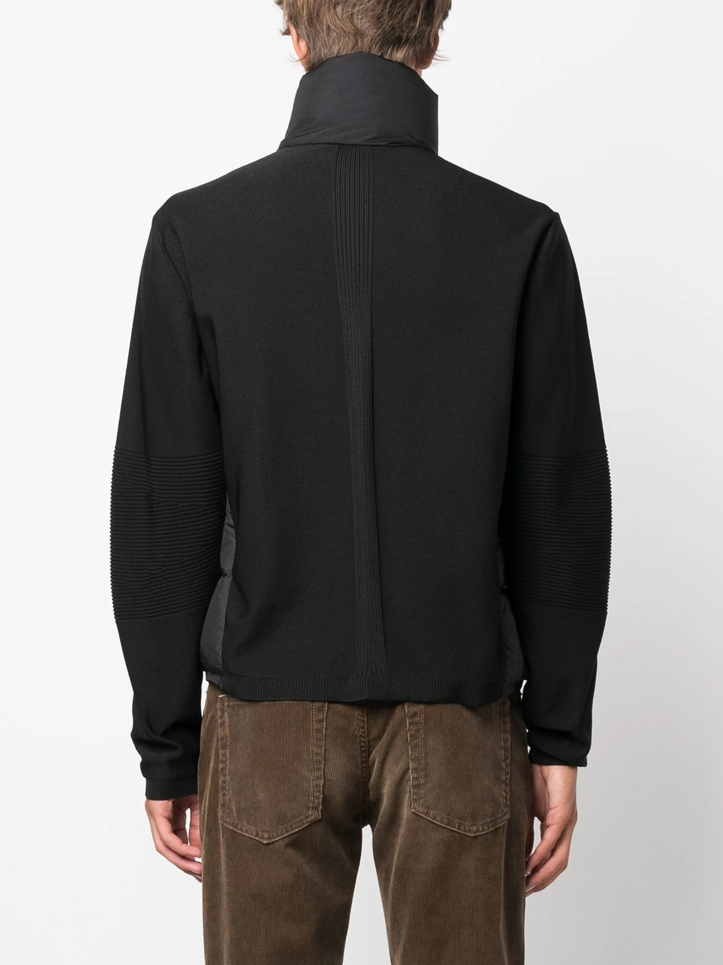 logo-patch puffer jacket