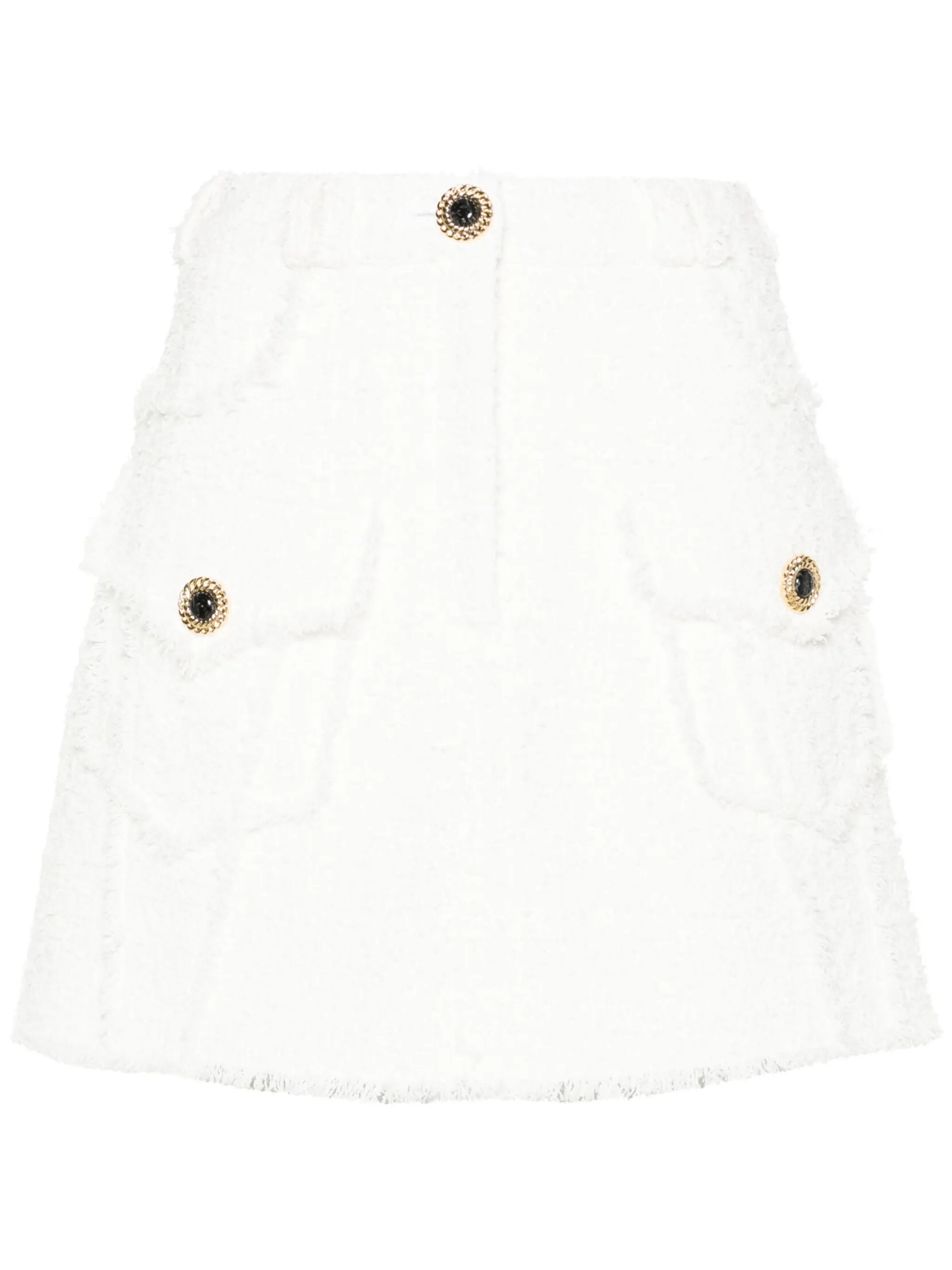 A-line tweed miniskirt