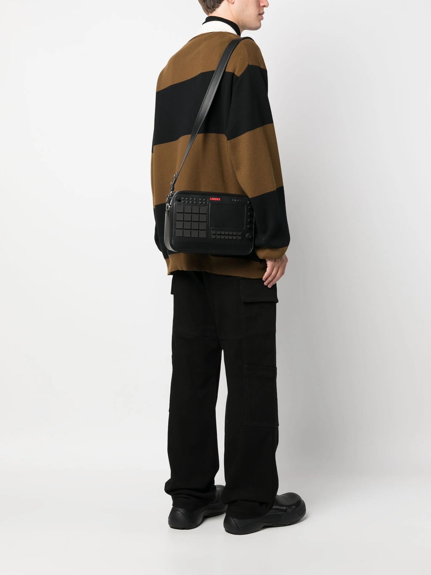 Drum Machine leather shoulder bag