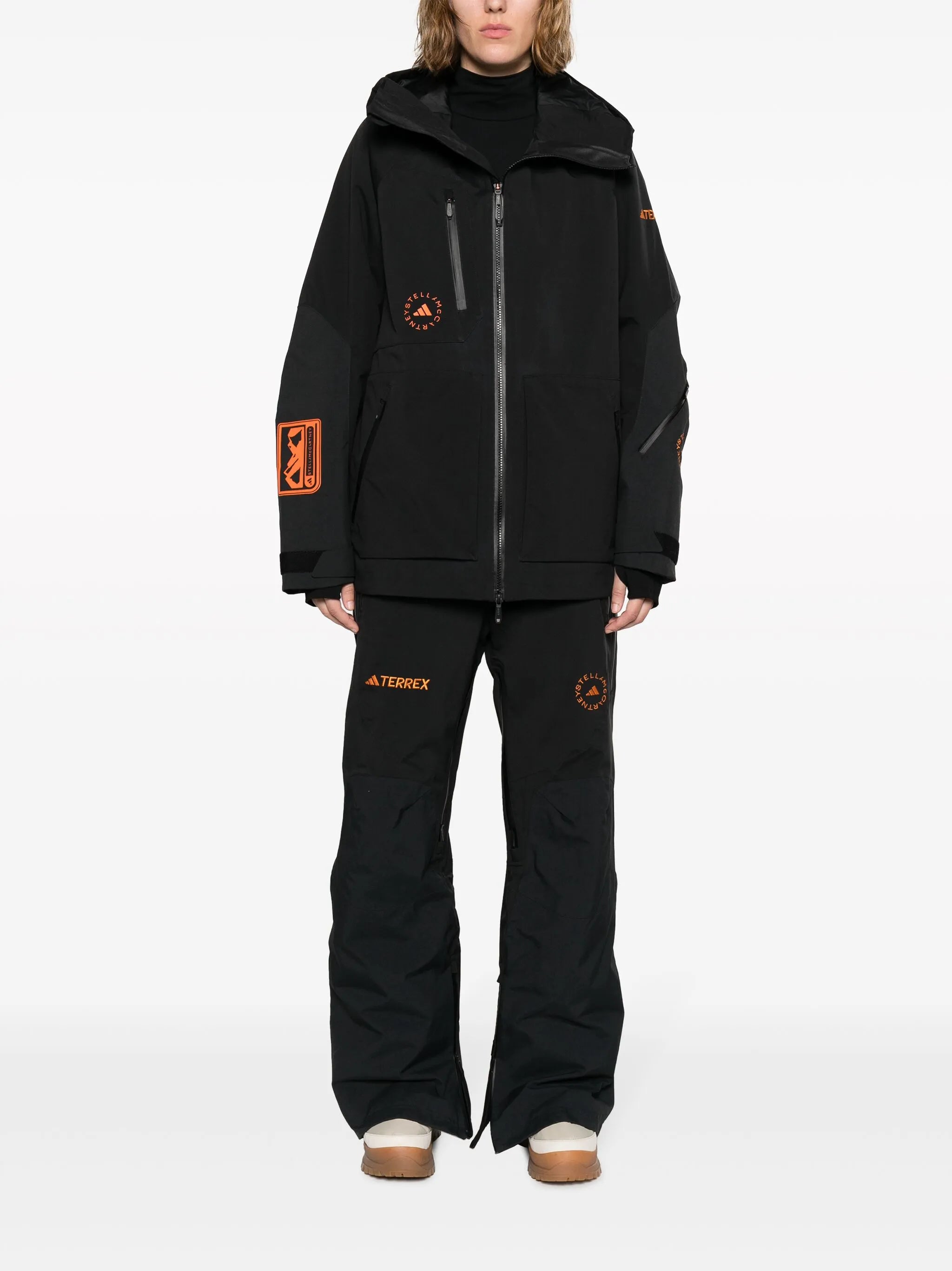 x Terrex logo-embroidered straight-leg trousers