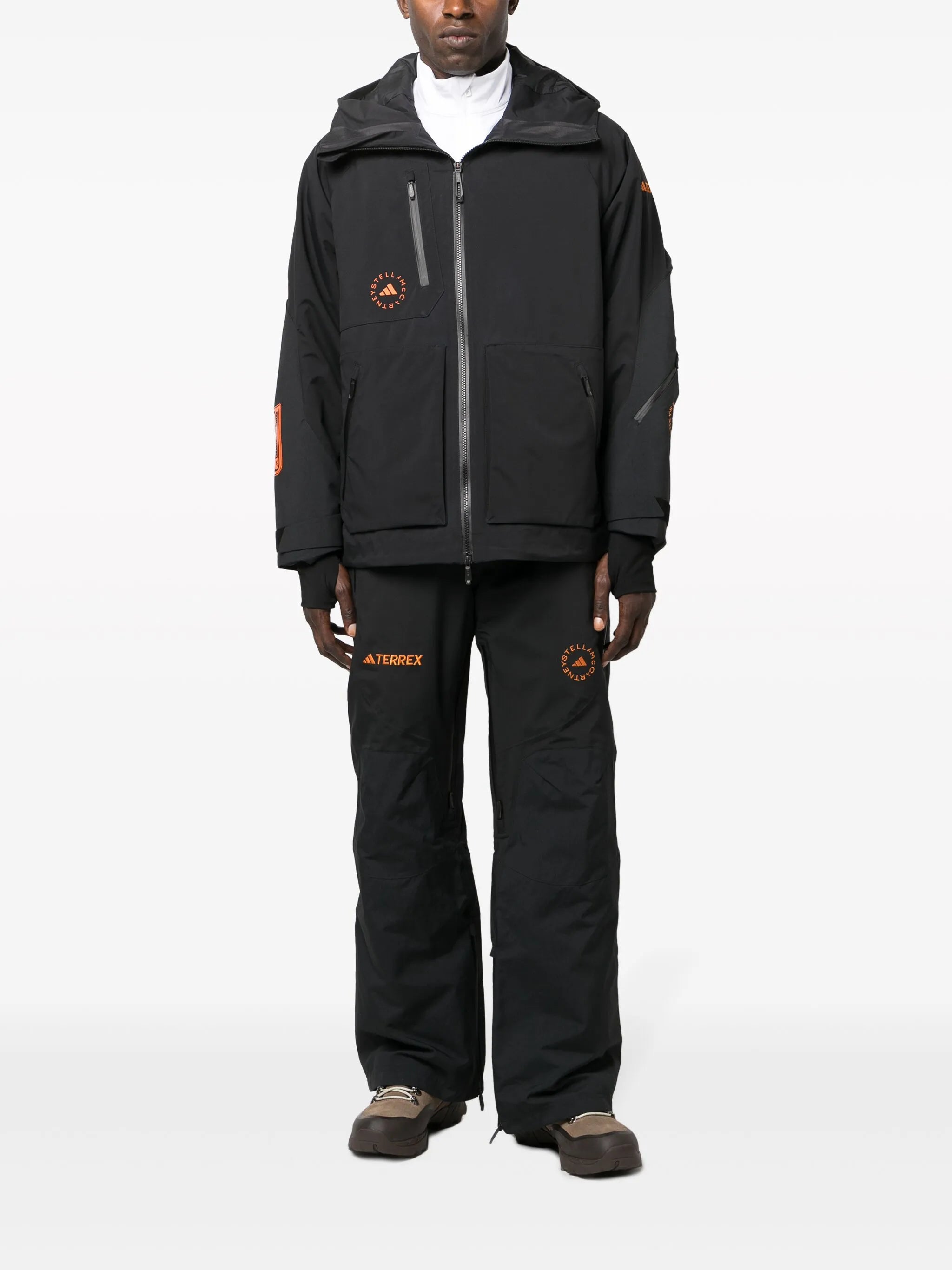 x Terrex logo-embroidered straight-leg trousers