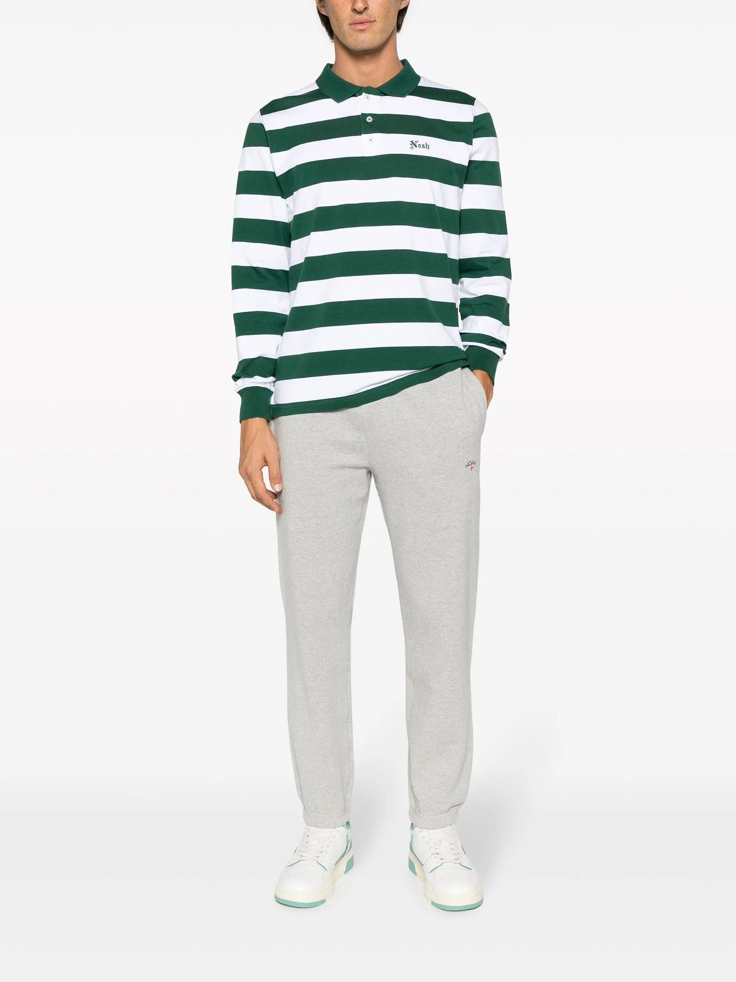logo-embroidered track pants