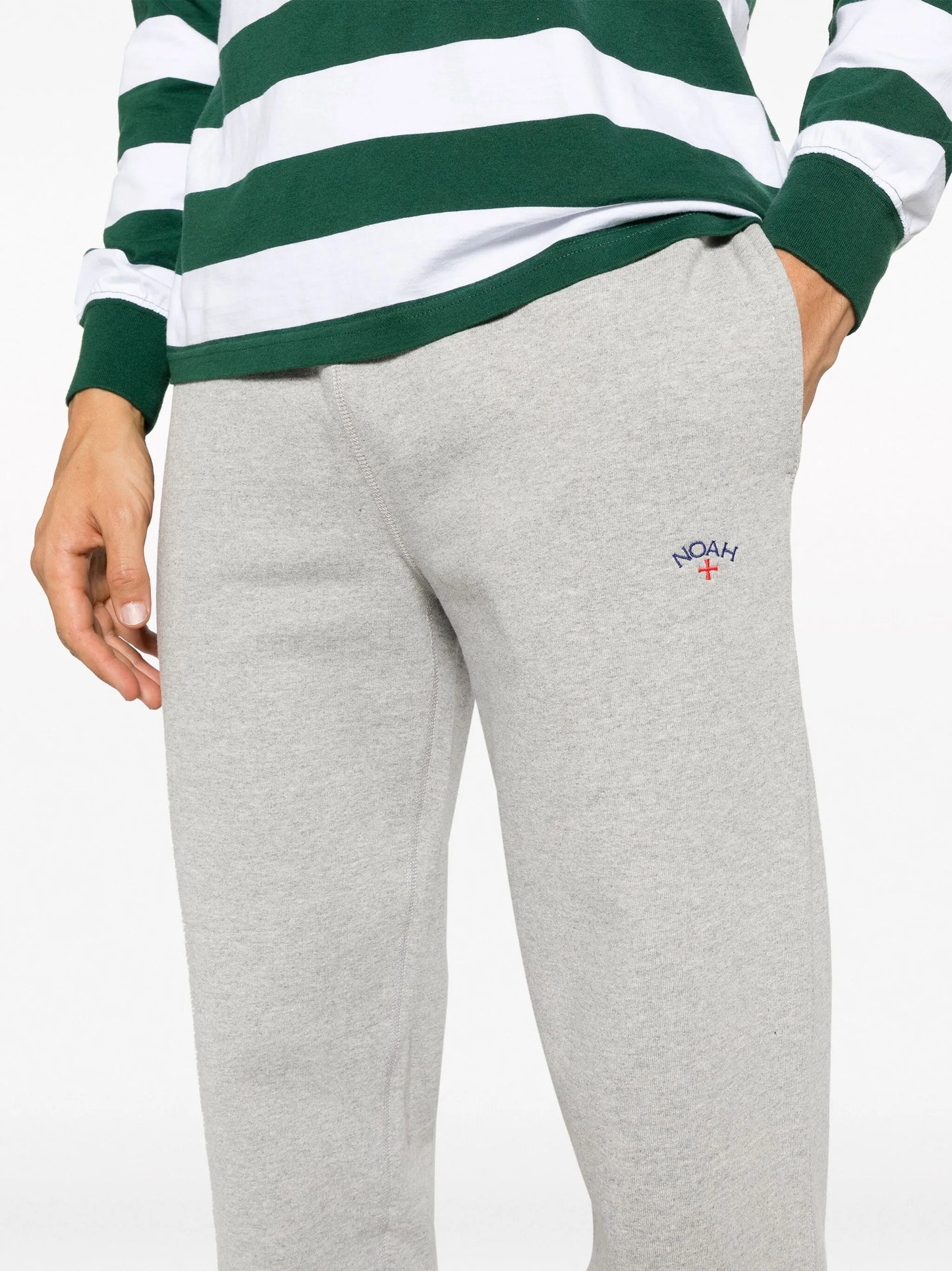 logo-embroidered track pants