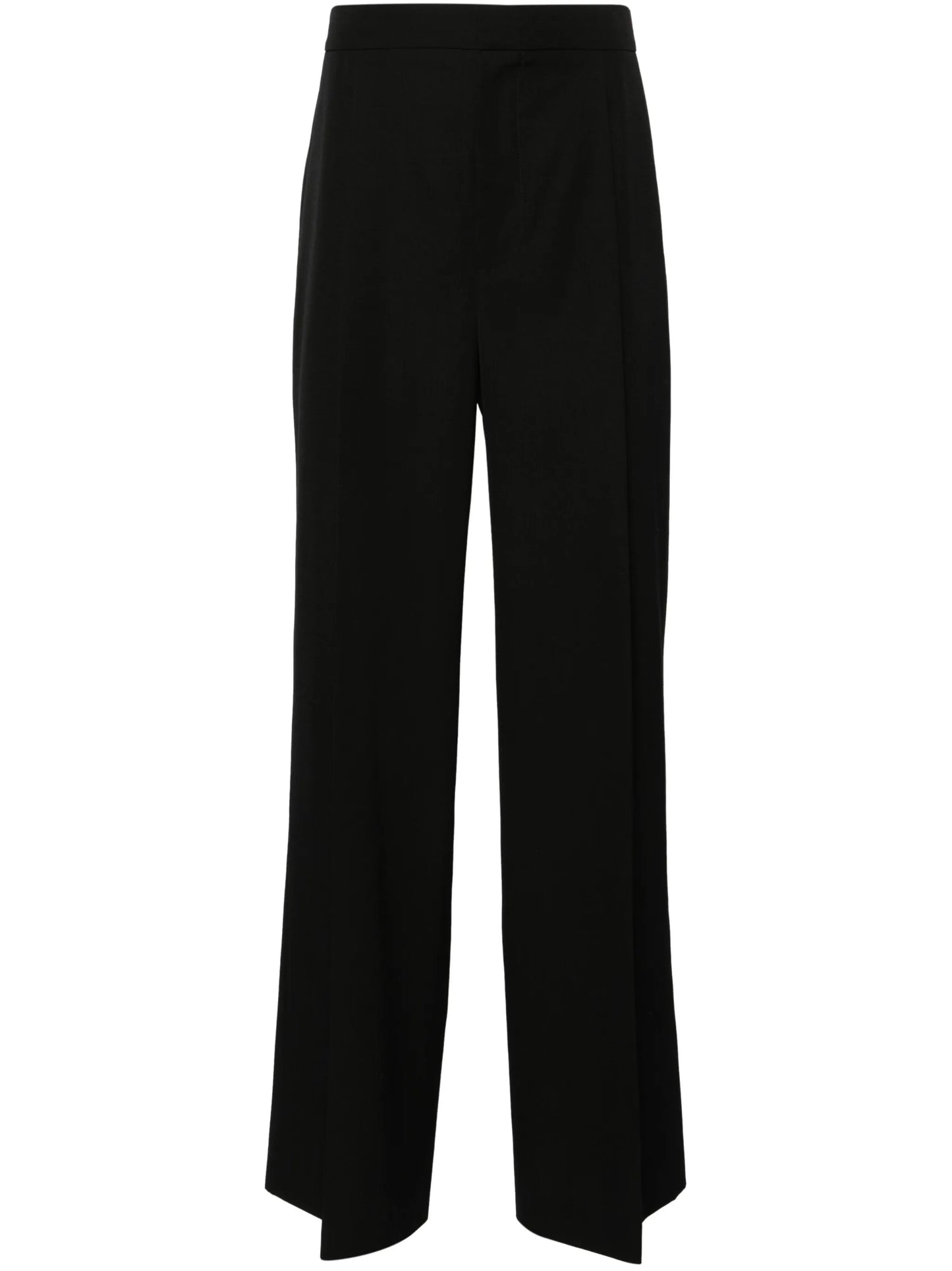wide-leg tailored trousers