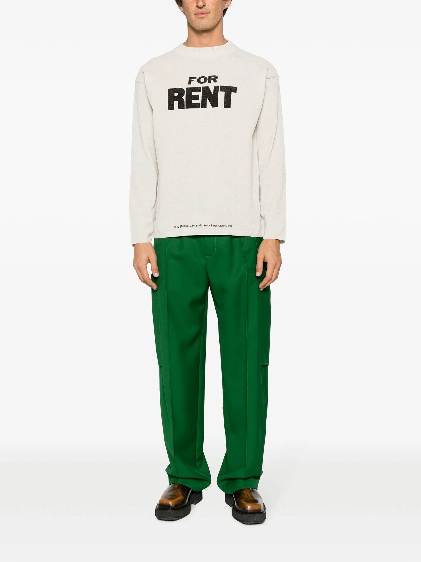 For Rent printed jumper
