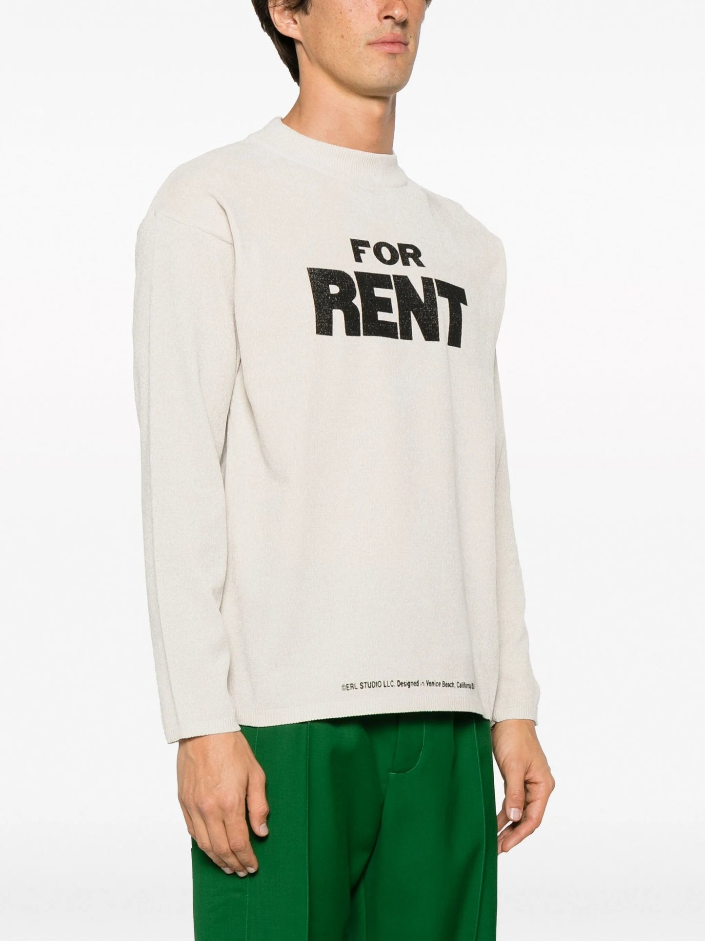 For Rent printed jumper