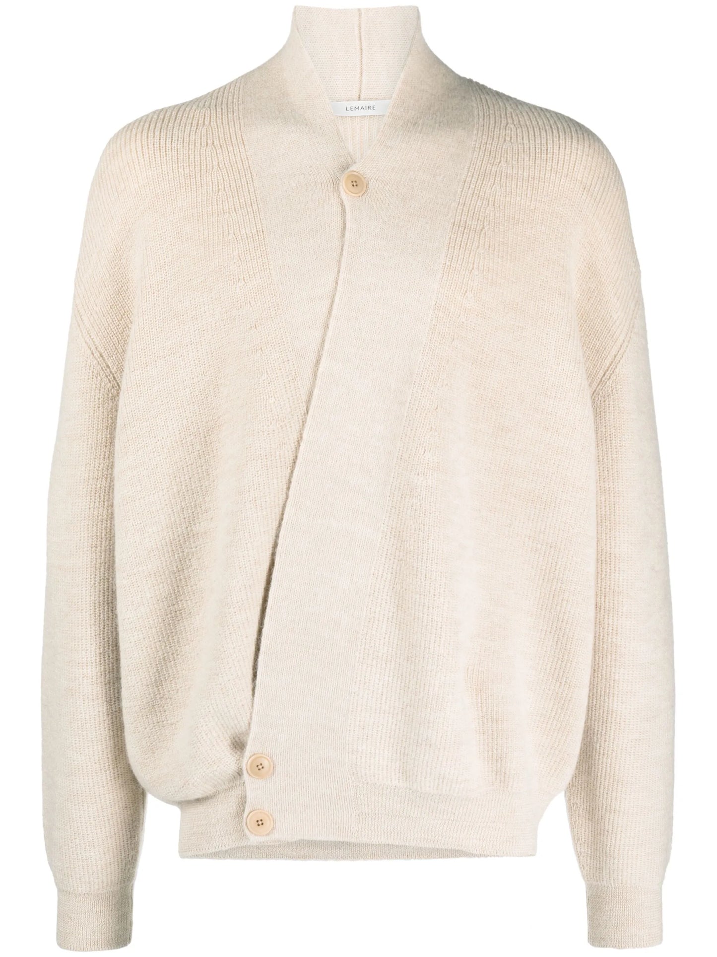 alpaca-wool wrap cardigan