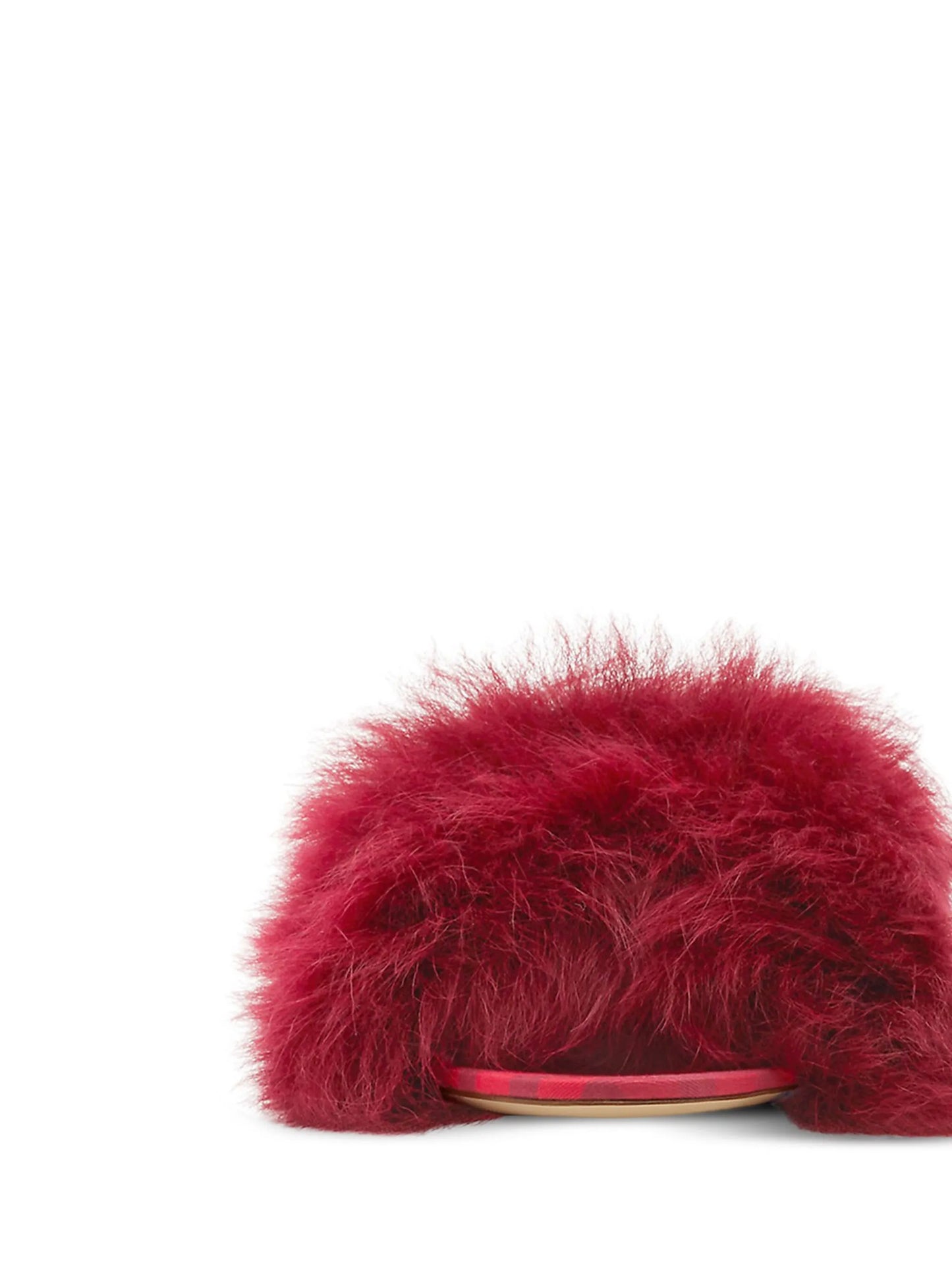 Jackie 65mm shearling sandals