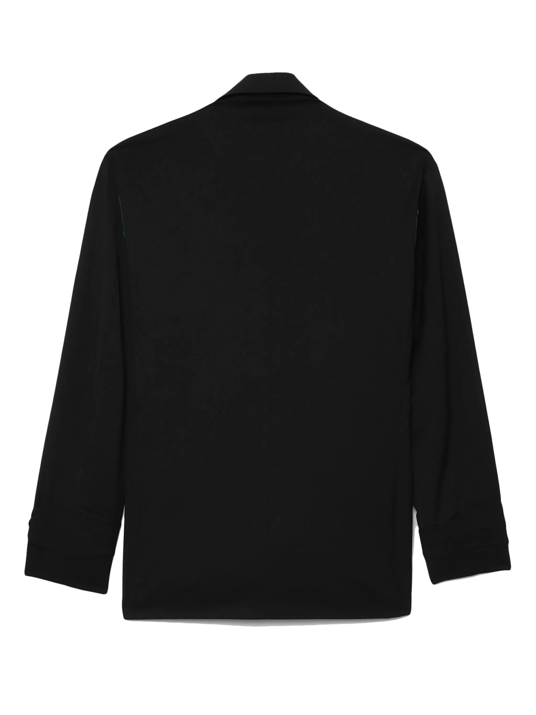 contrast-panel single-breasted blazer