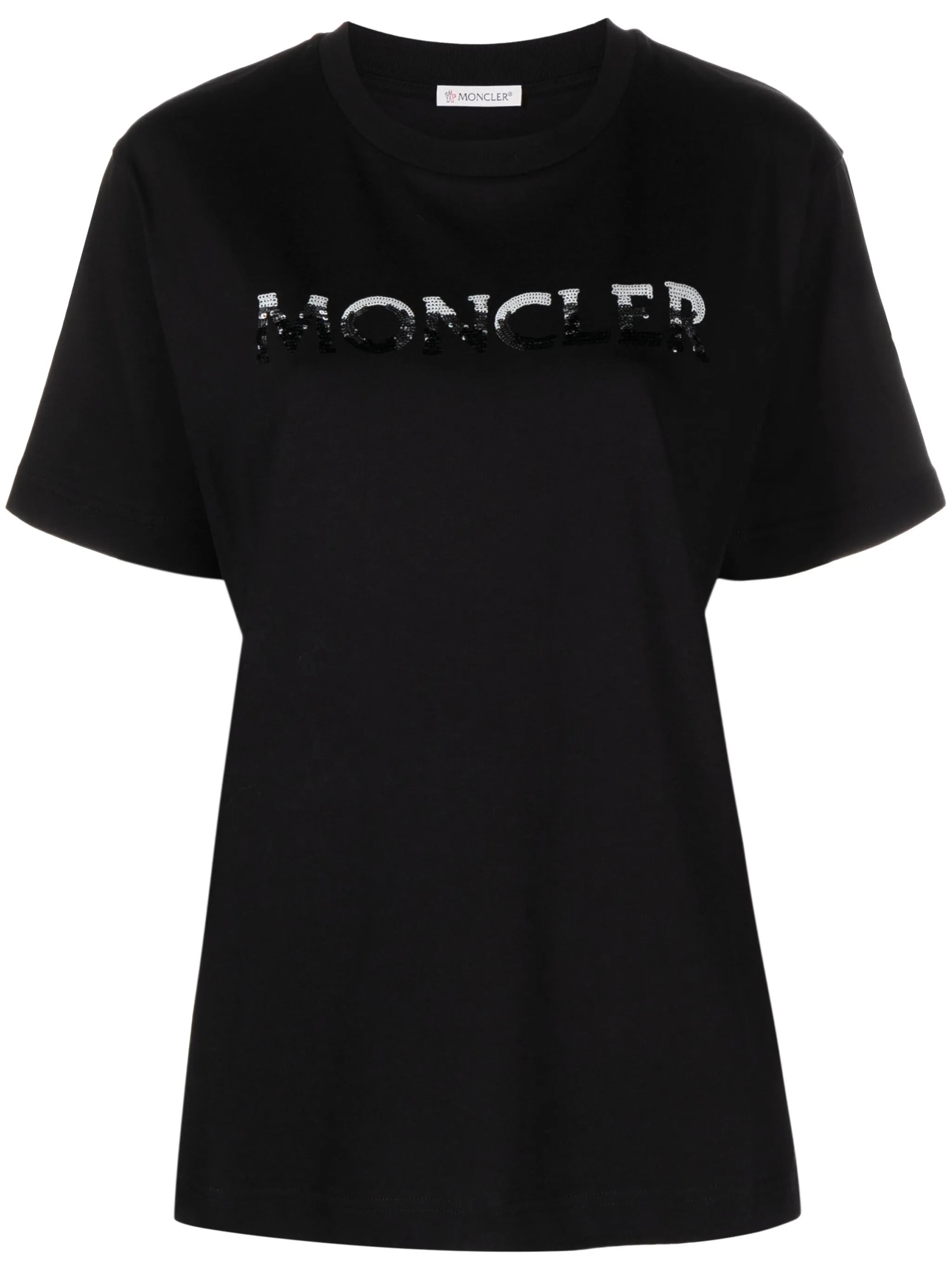 sequin-embellished cotton T-shirt