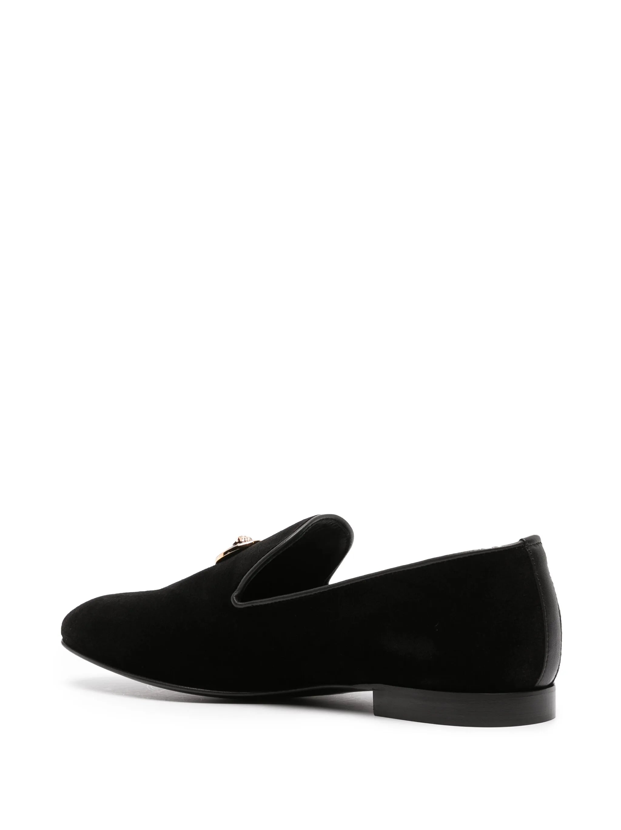 Medusa velvet loafers