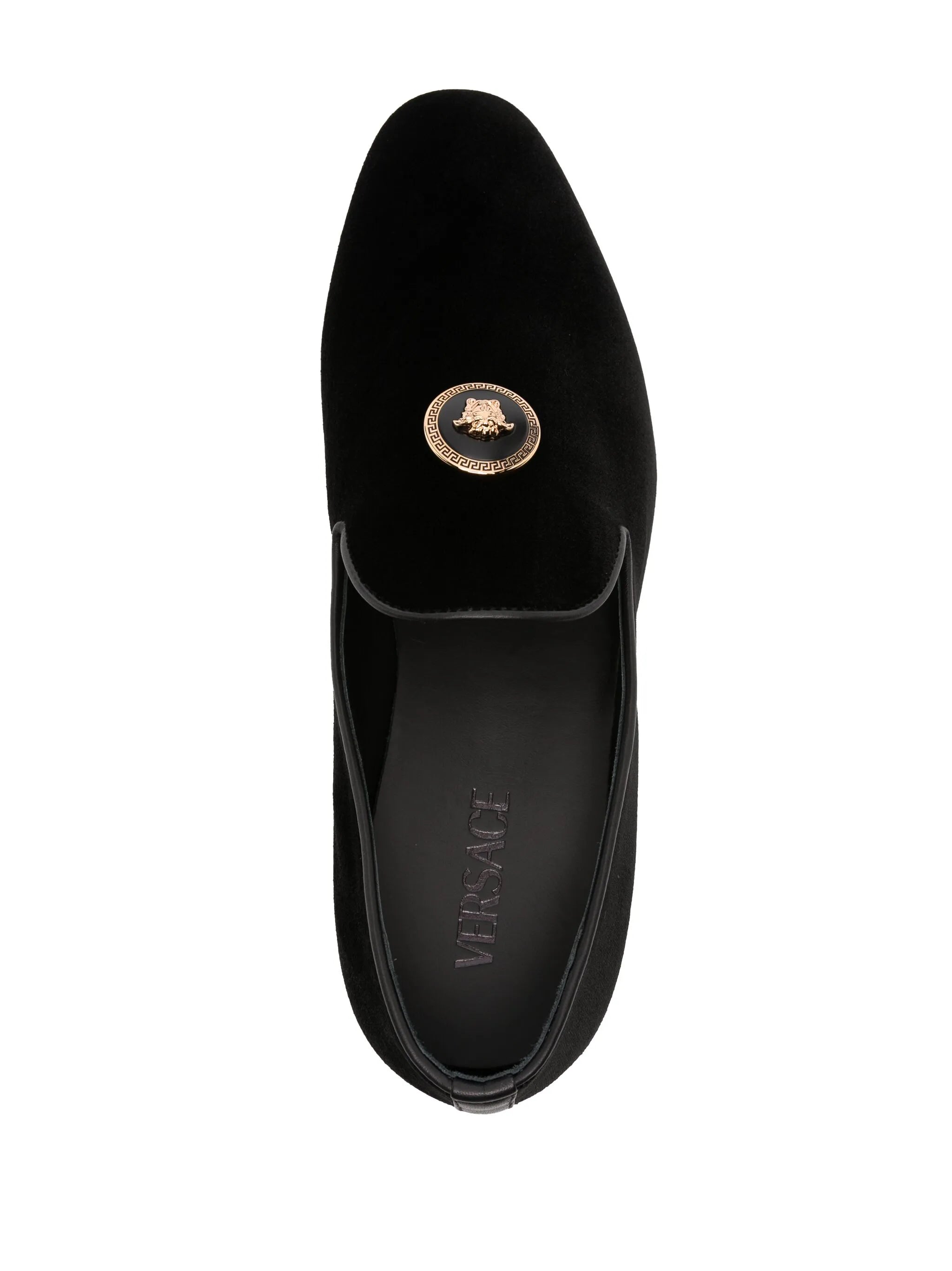 Medusa velvet loafers