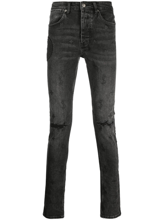 Chitch Ashes Trashed distressed jeans